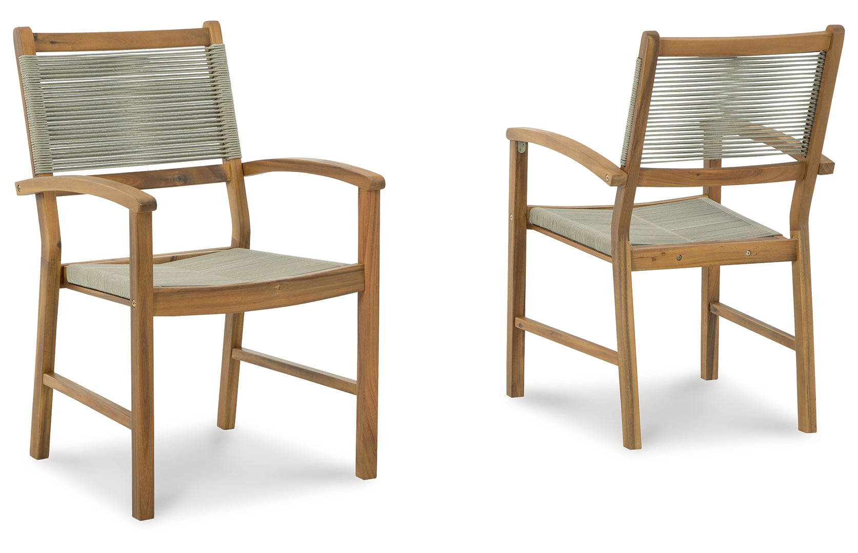 Janiyah Outdoor Dining Arm Chair (Set of 2)