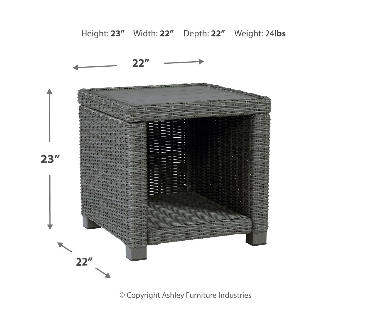 Elite Park Outdoor End Table