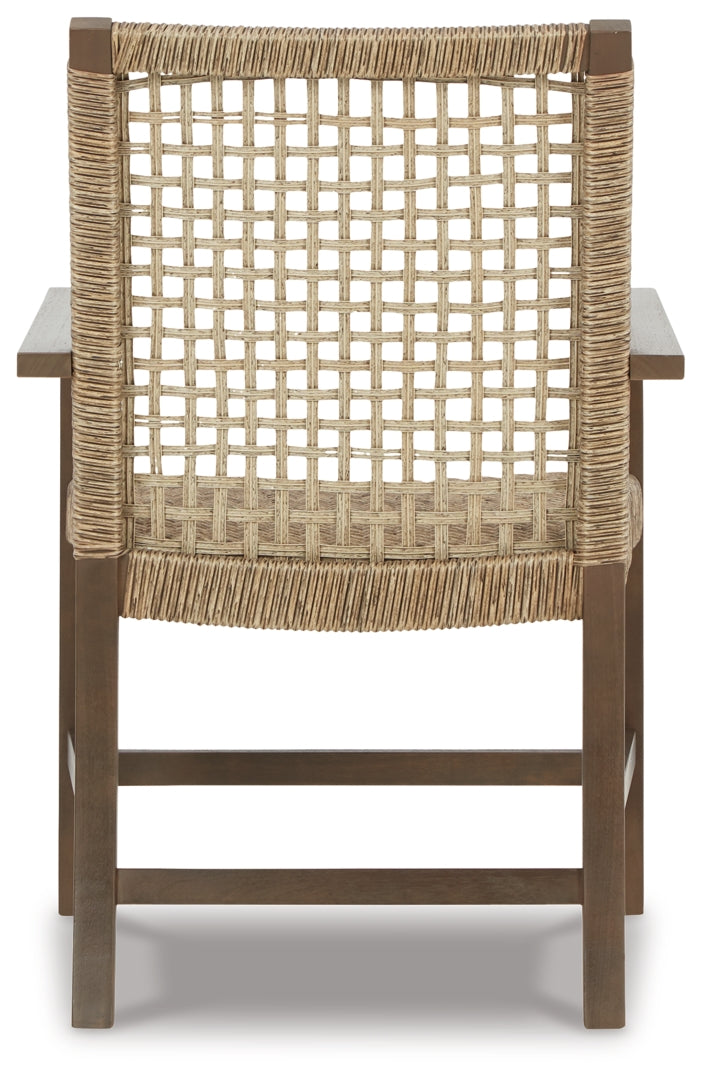 Germalia Outdoor Dining Arm Chair (Set of 2)