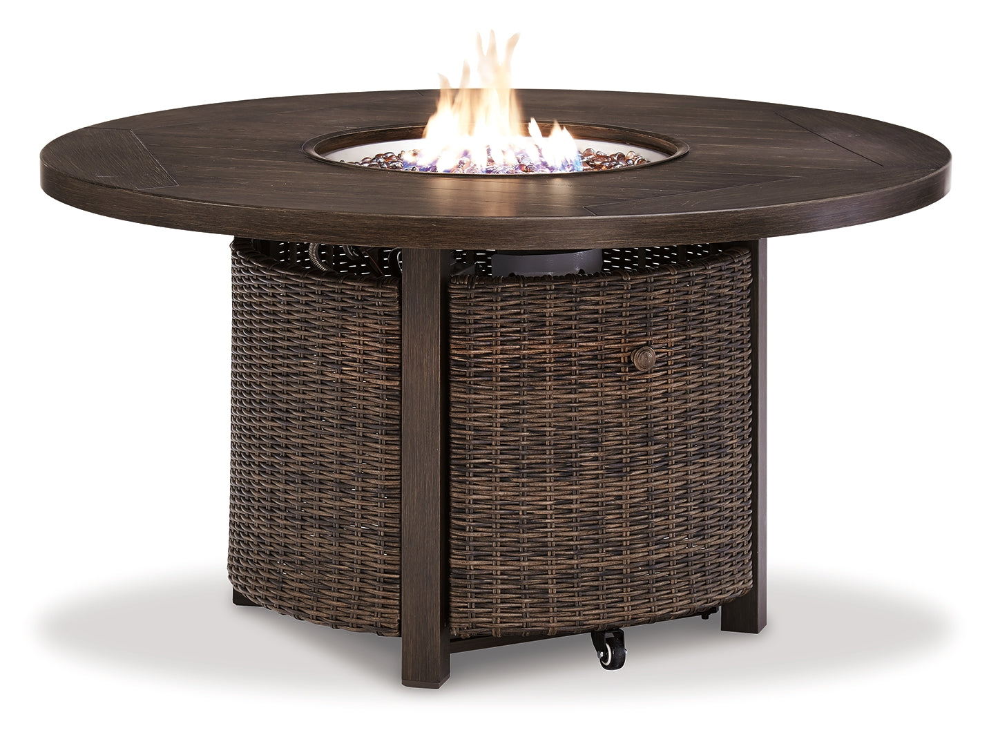 Paradise Trail Outdoor Fire Pit Table and 4 Chairs