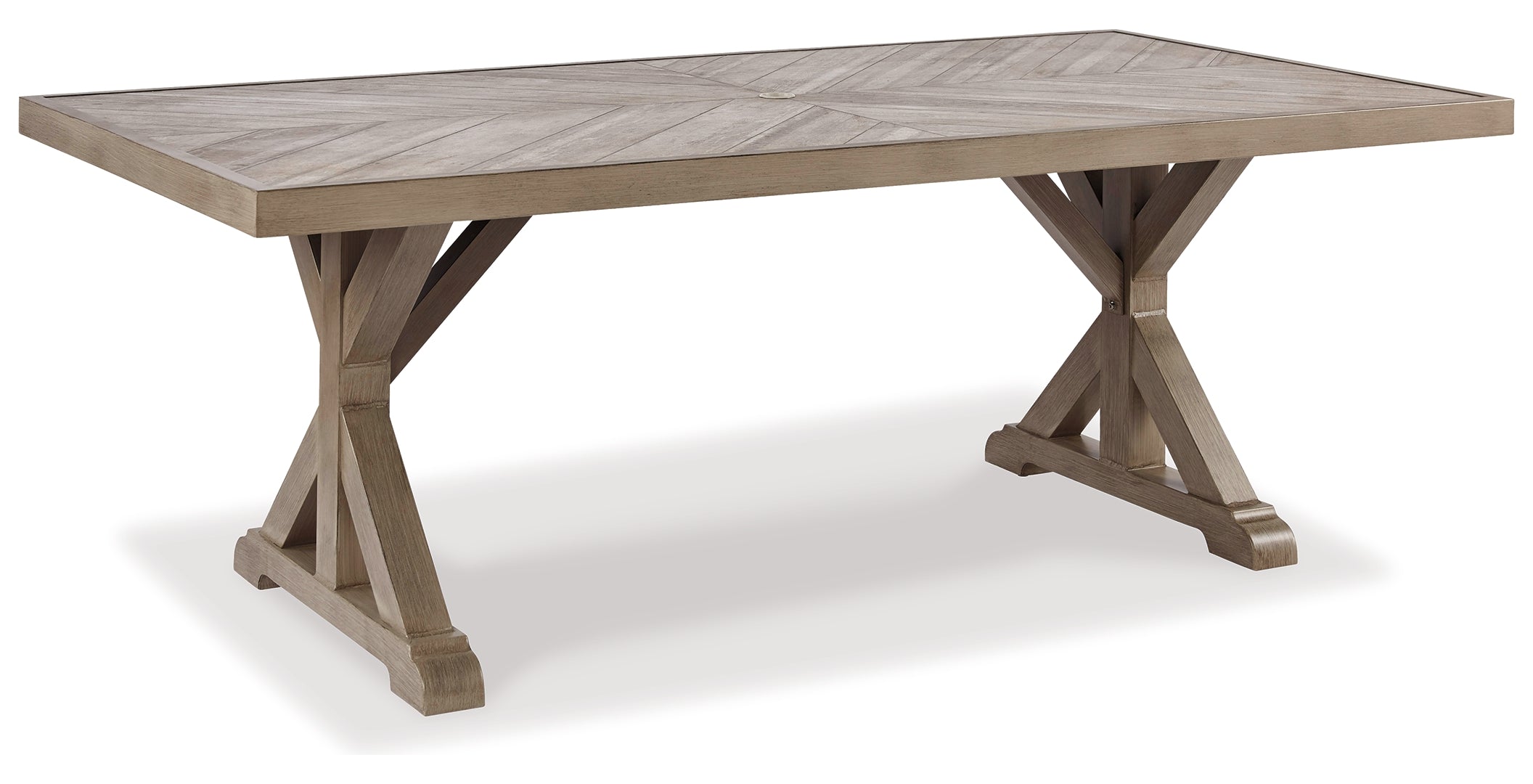 Beachcroft Dining Table with Umbrella Option