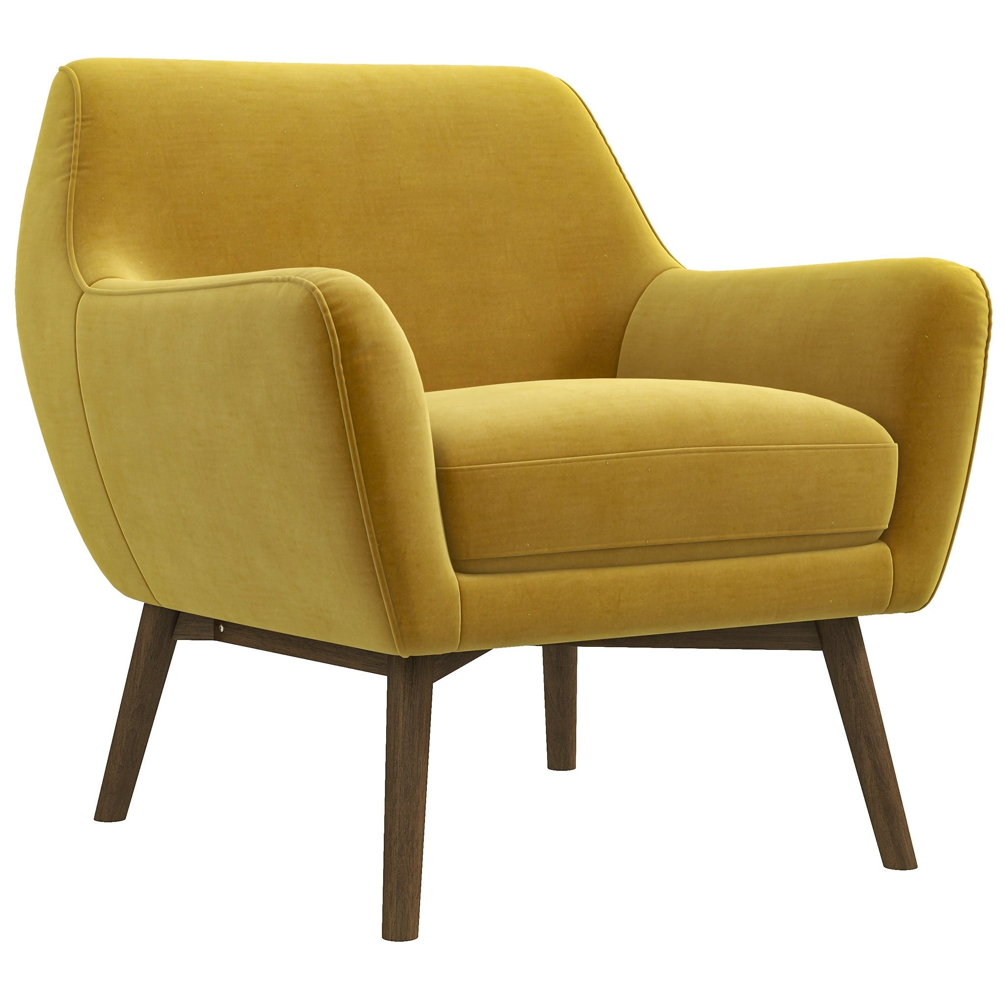 Penny Armchair Gold Velvet