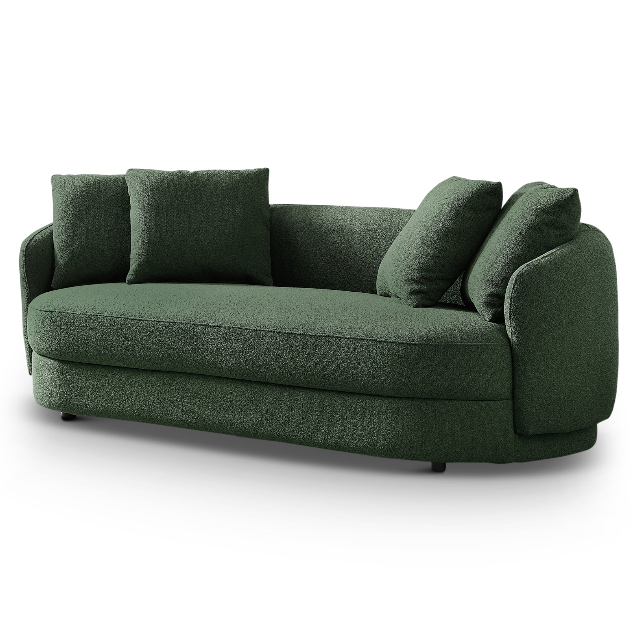 Perth Olive Green Boucle Sofa