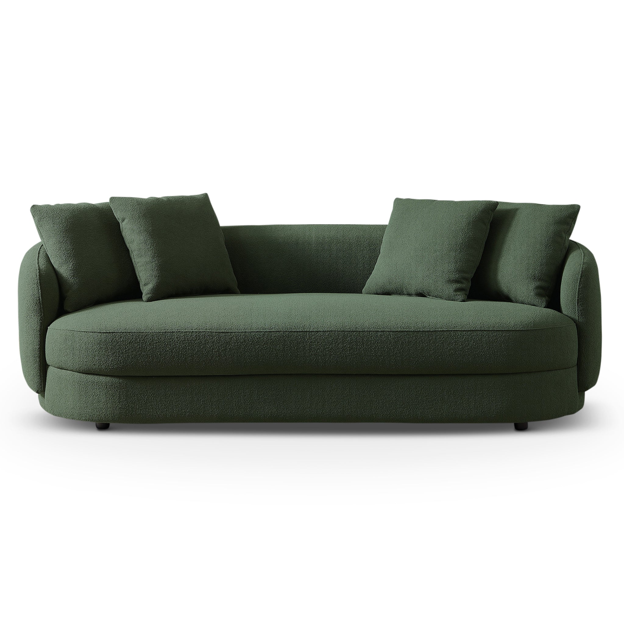 Perth Olive Green Boucle Sofa