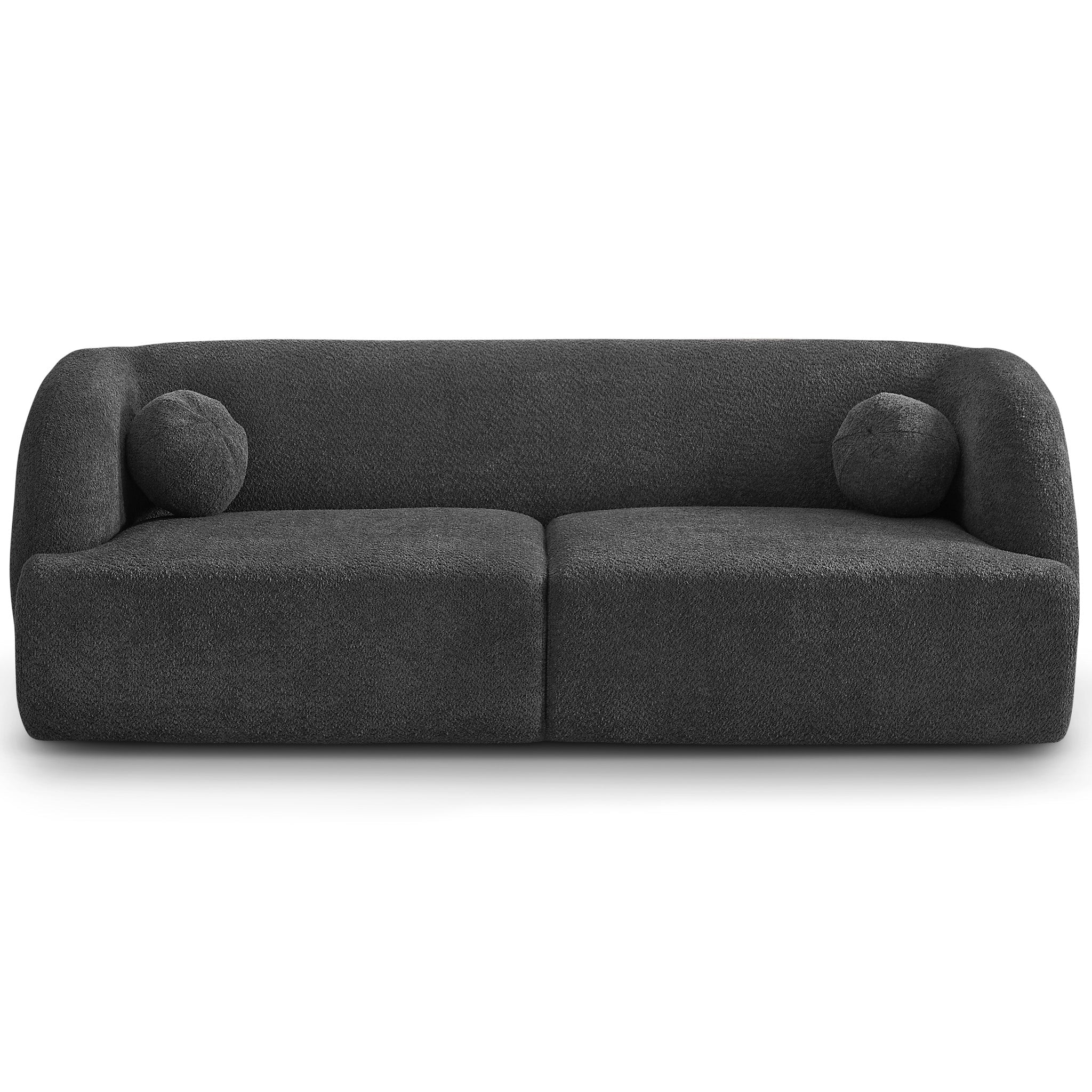 Quinn Grey Boucle Sofa