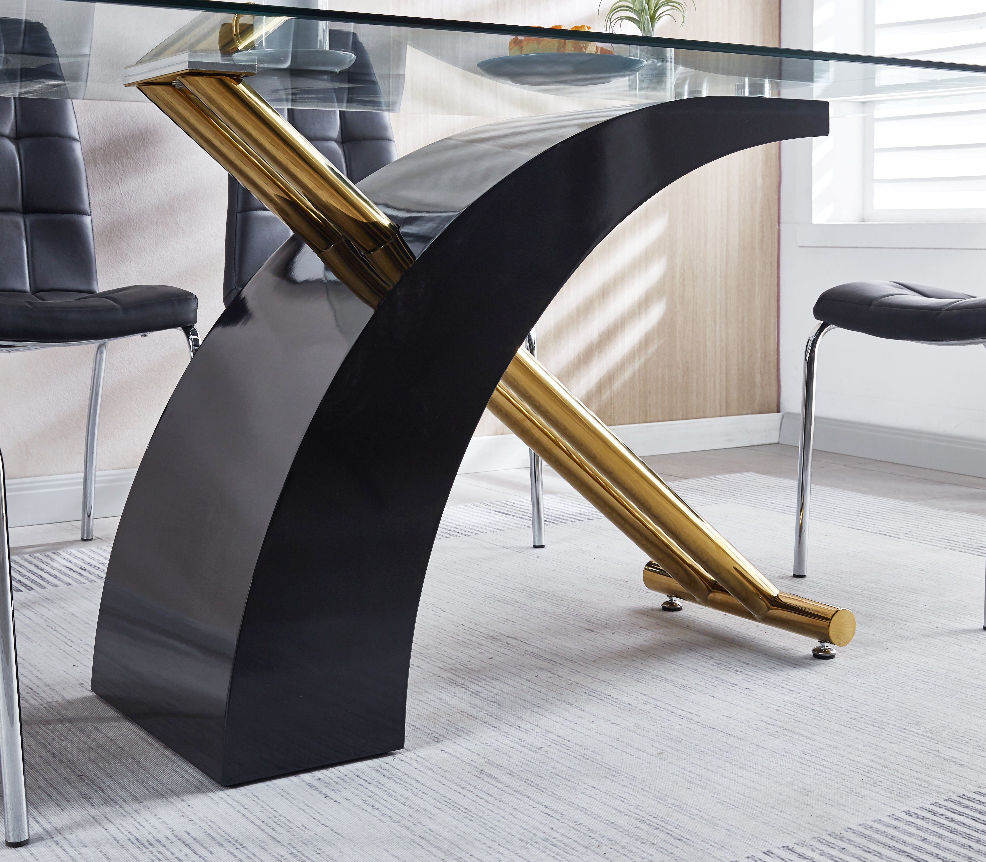 Monae Dining Table Black