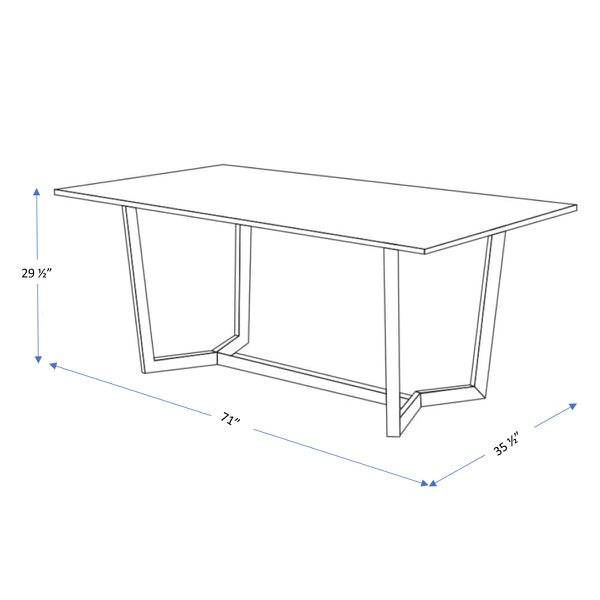 Rolda Dining set with 4 Zola Dining Chairs Leather