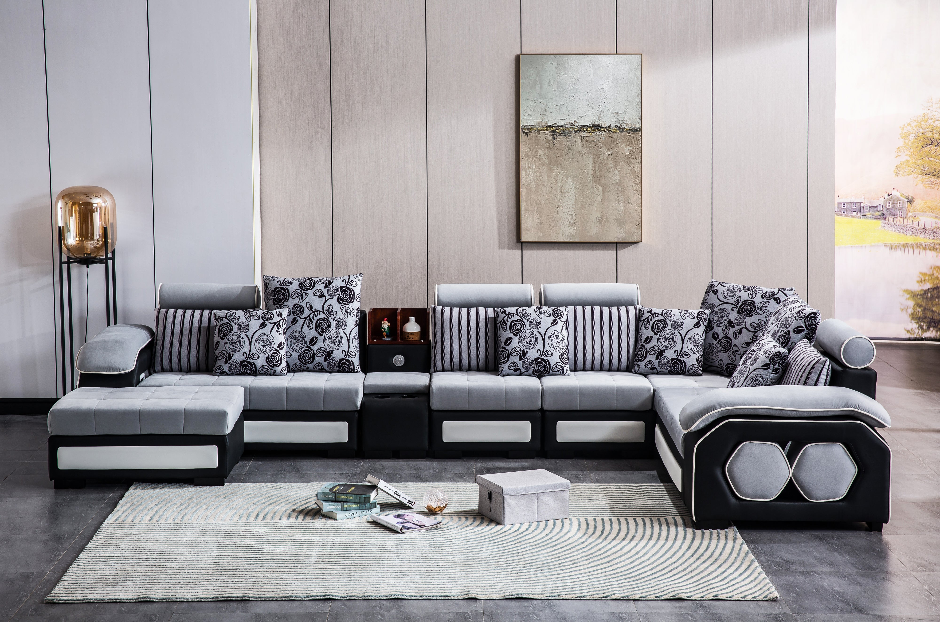 Bayou Corner Sectional Grey