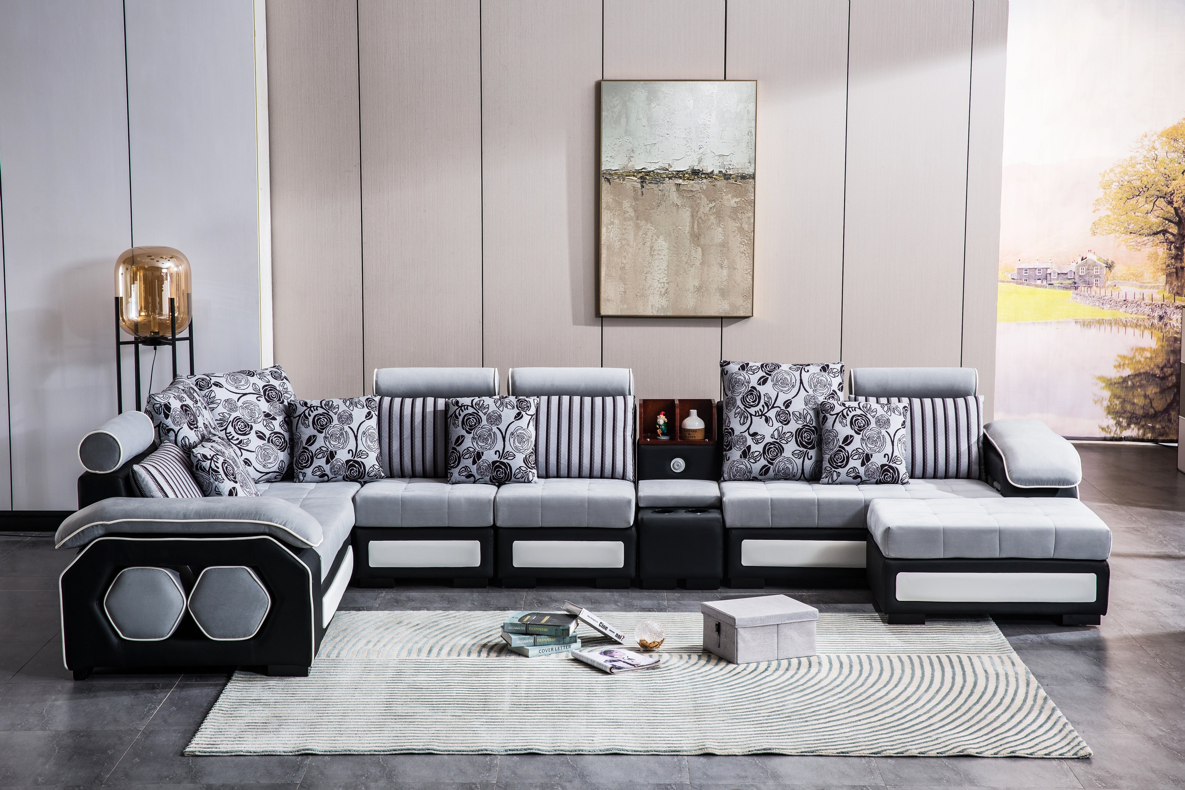 Bayou Corner Sectional Grey