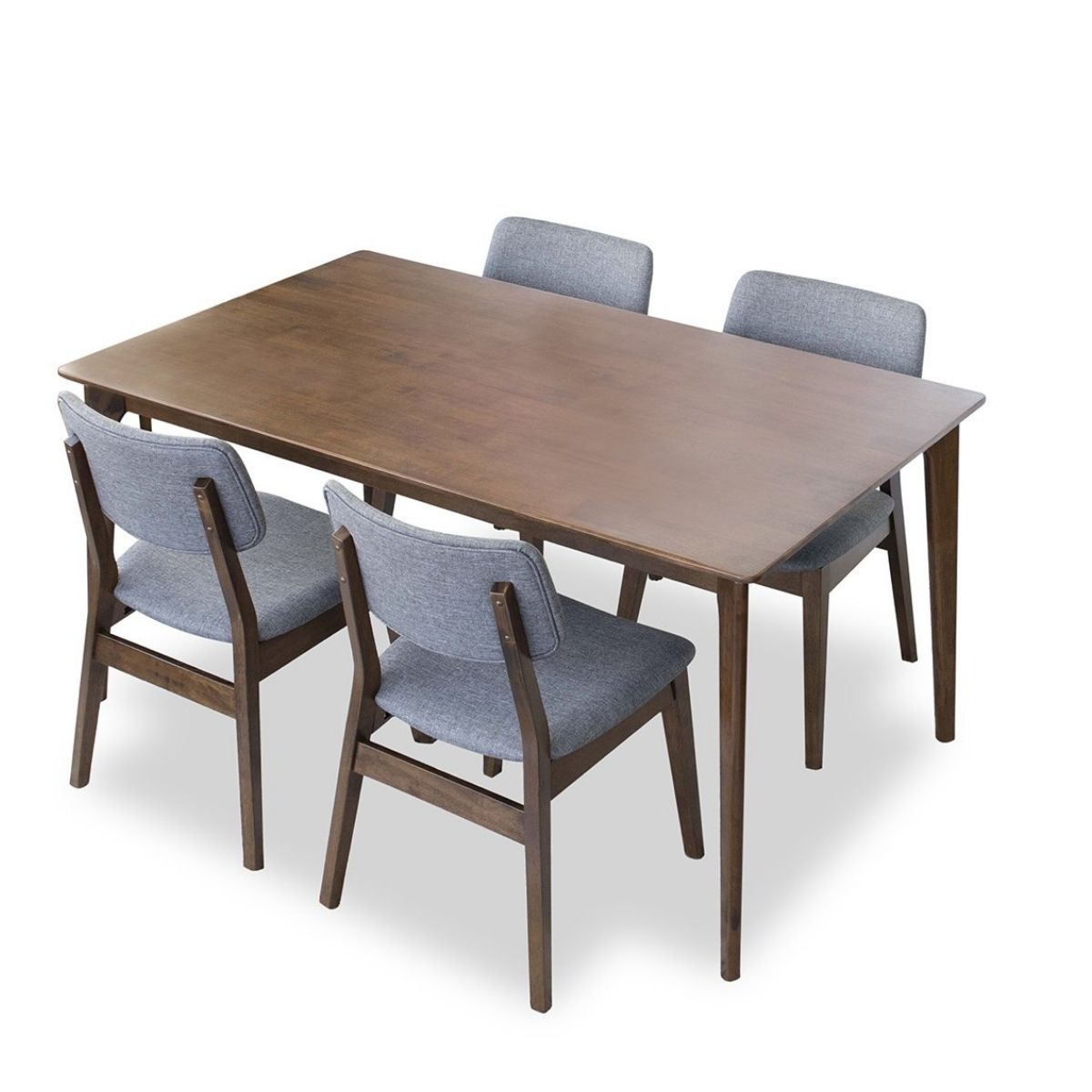 Selena Dining set with 4 Abbott Dining Chairs