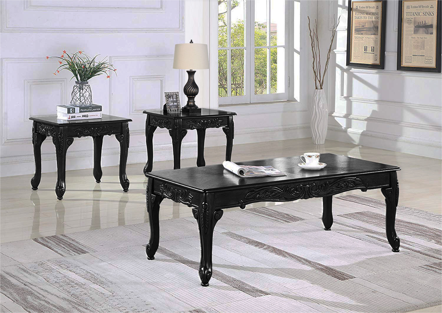 Mirage Coffee Table and 2 End Table