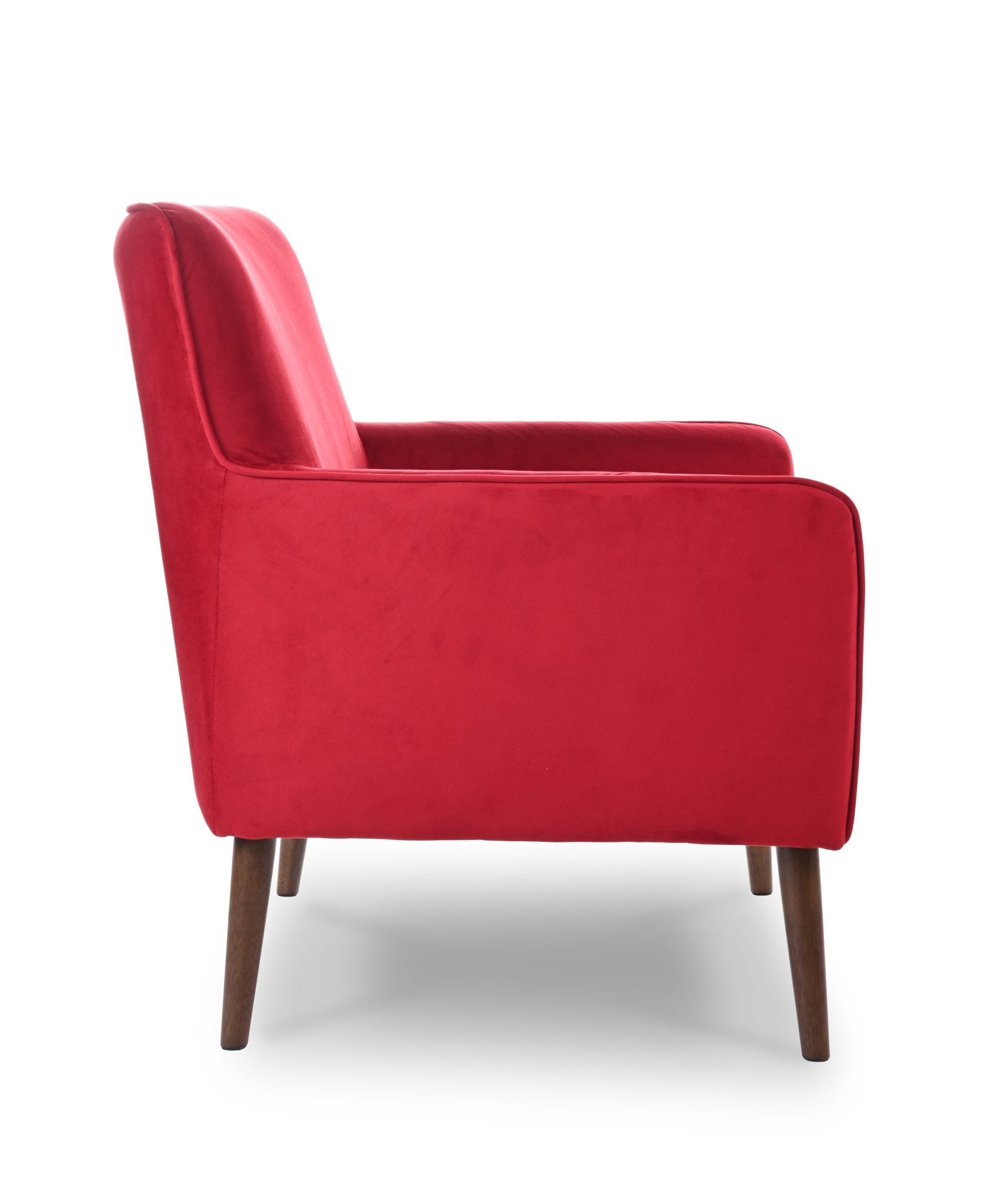 Swindon Lounge Chair Red Velvet