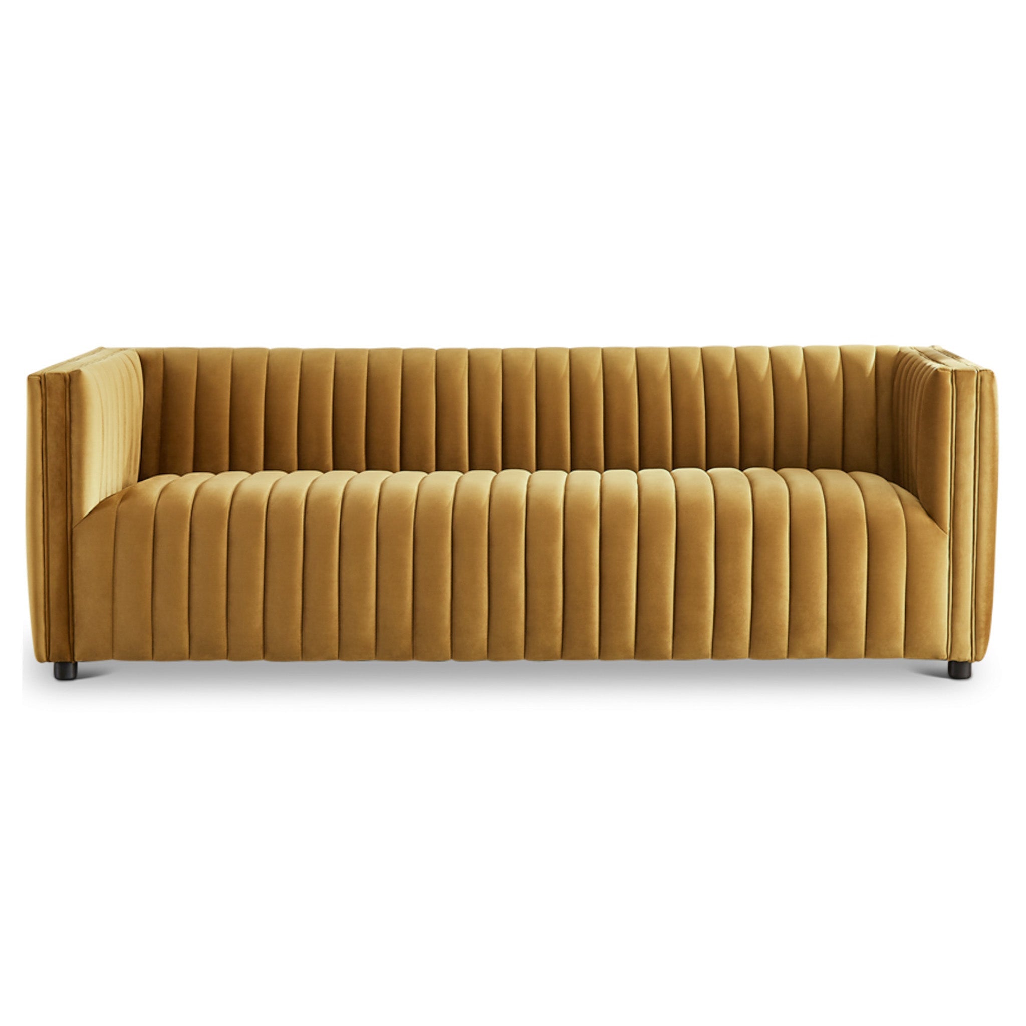 Sierra Gold Velvet Sofa