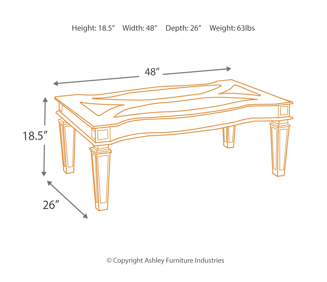 Tessani Coffee Table