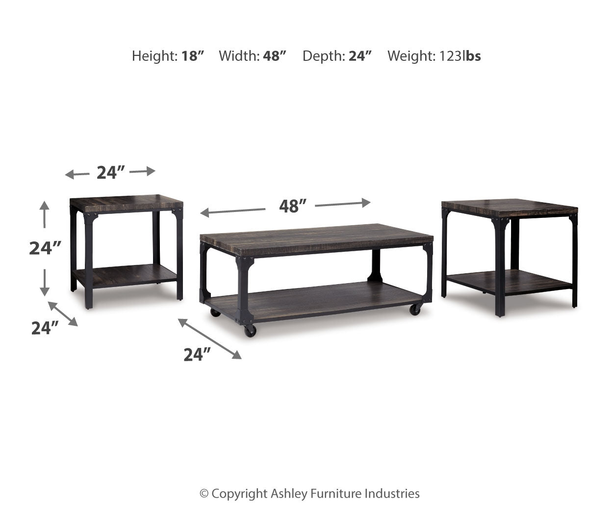 Jandoree Table (Set of 3)