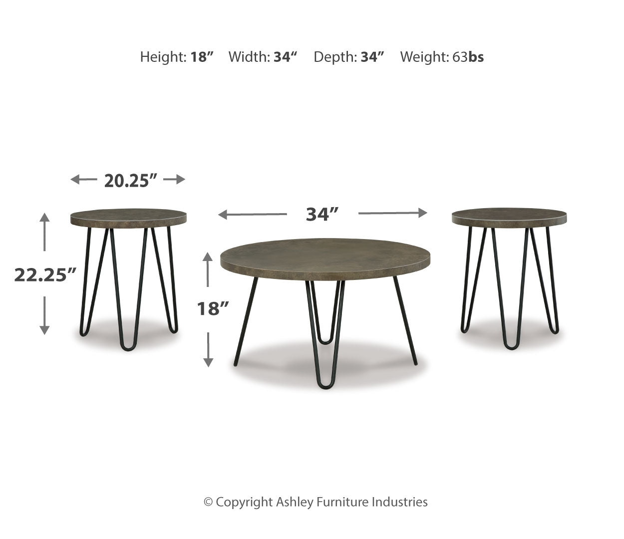 Hadasky Table (Set of 3)