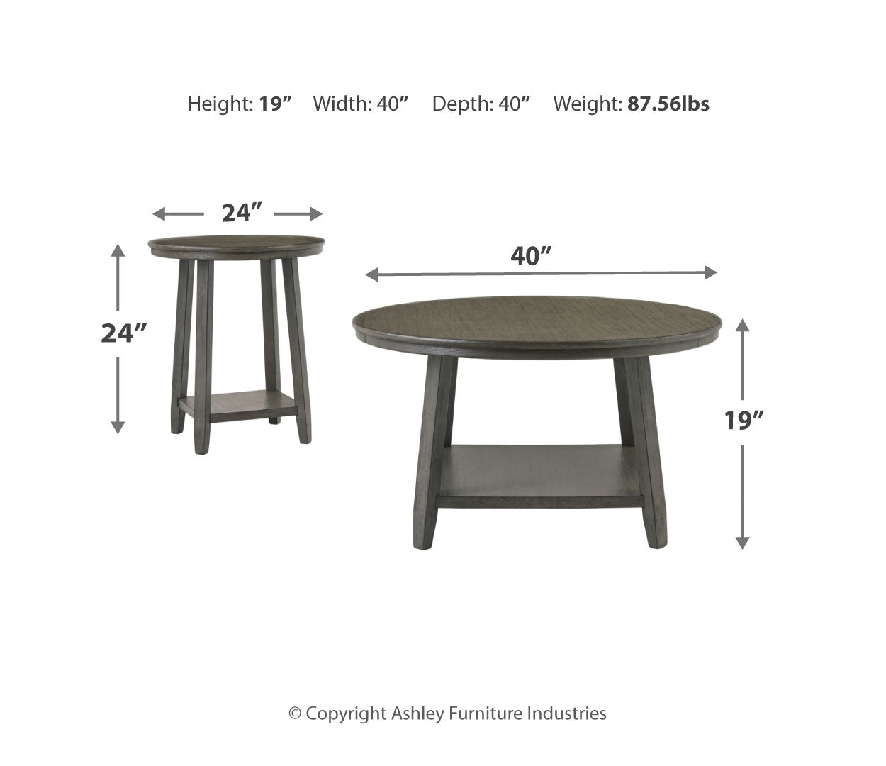 Caitbrook Table (Set of 3)