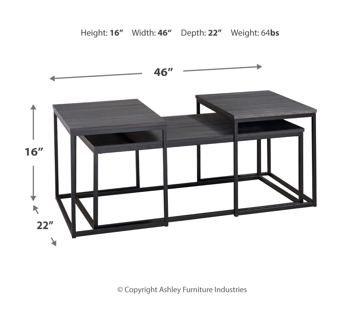 Yarlow 36" Home Office Desk