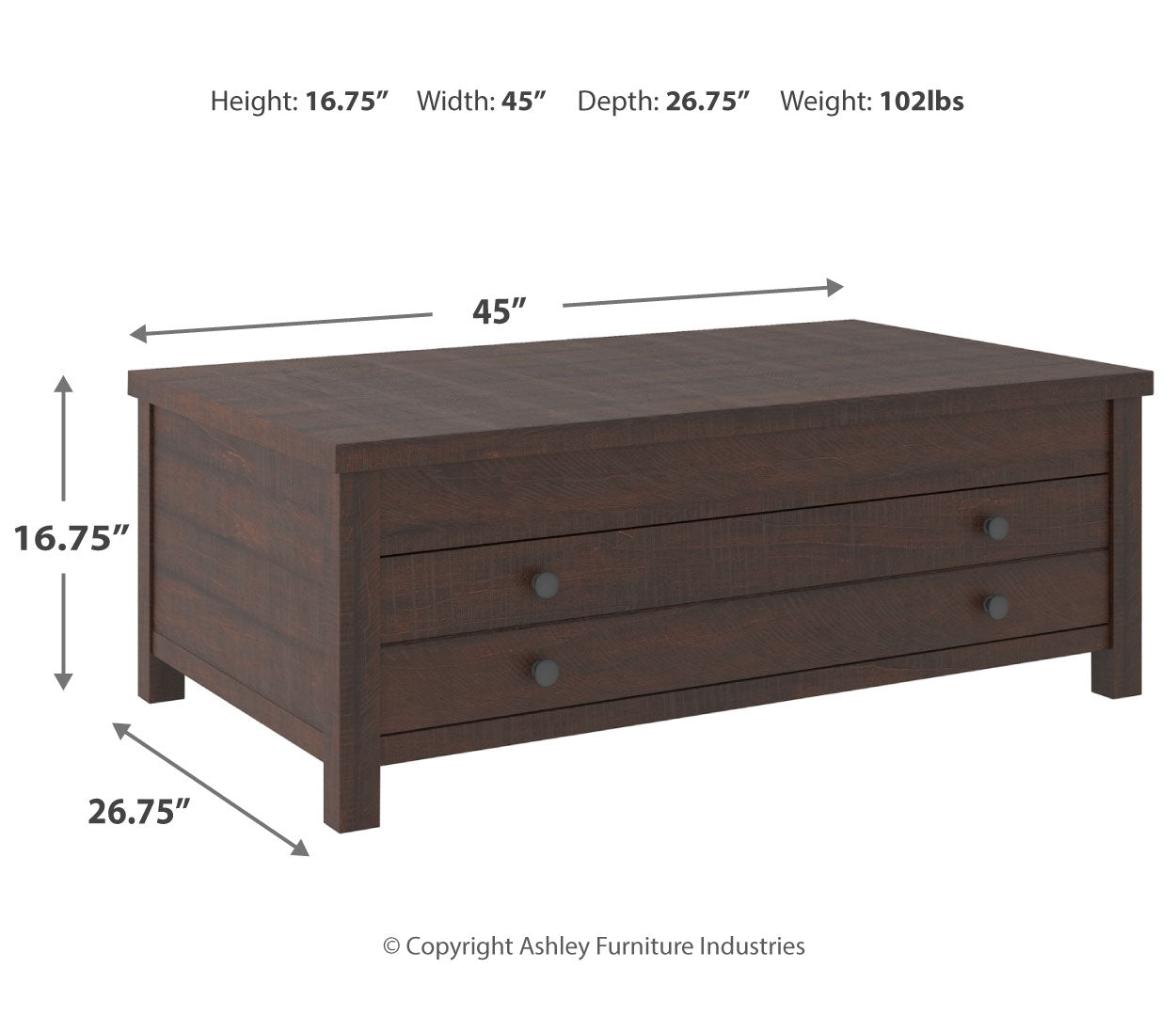 Camiburg Coffee Table with Lift Top