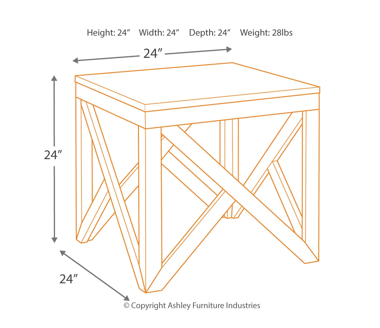 Haroflyn End Table