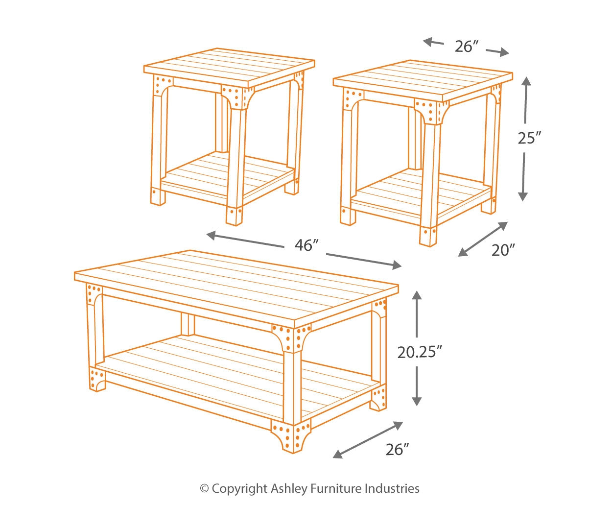 Murphy Table (Set of 3)