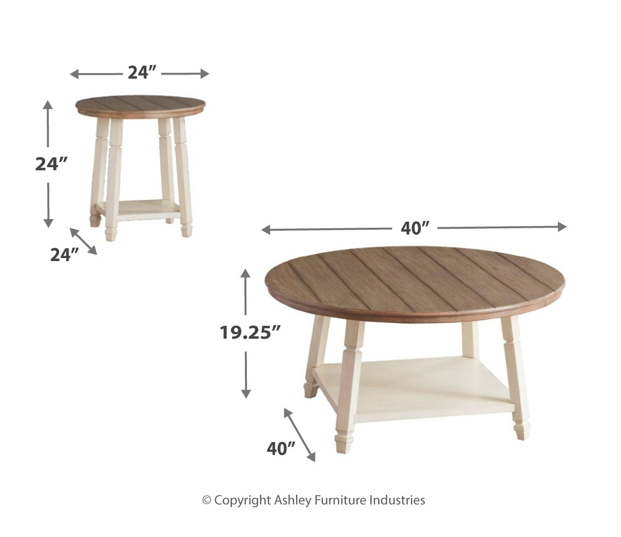 Bolanbrook Table (Set of 3)