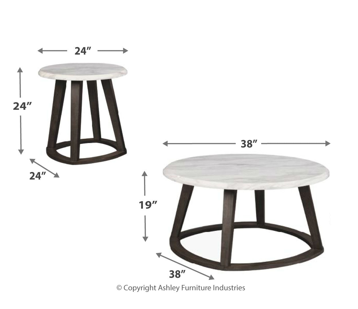 Luvoni Table (Set of 3)