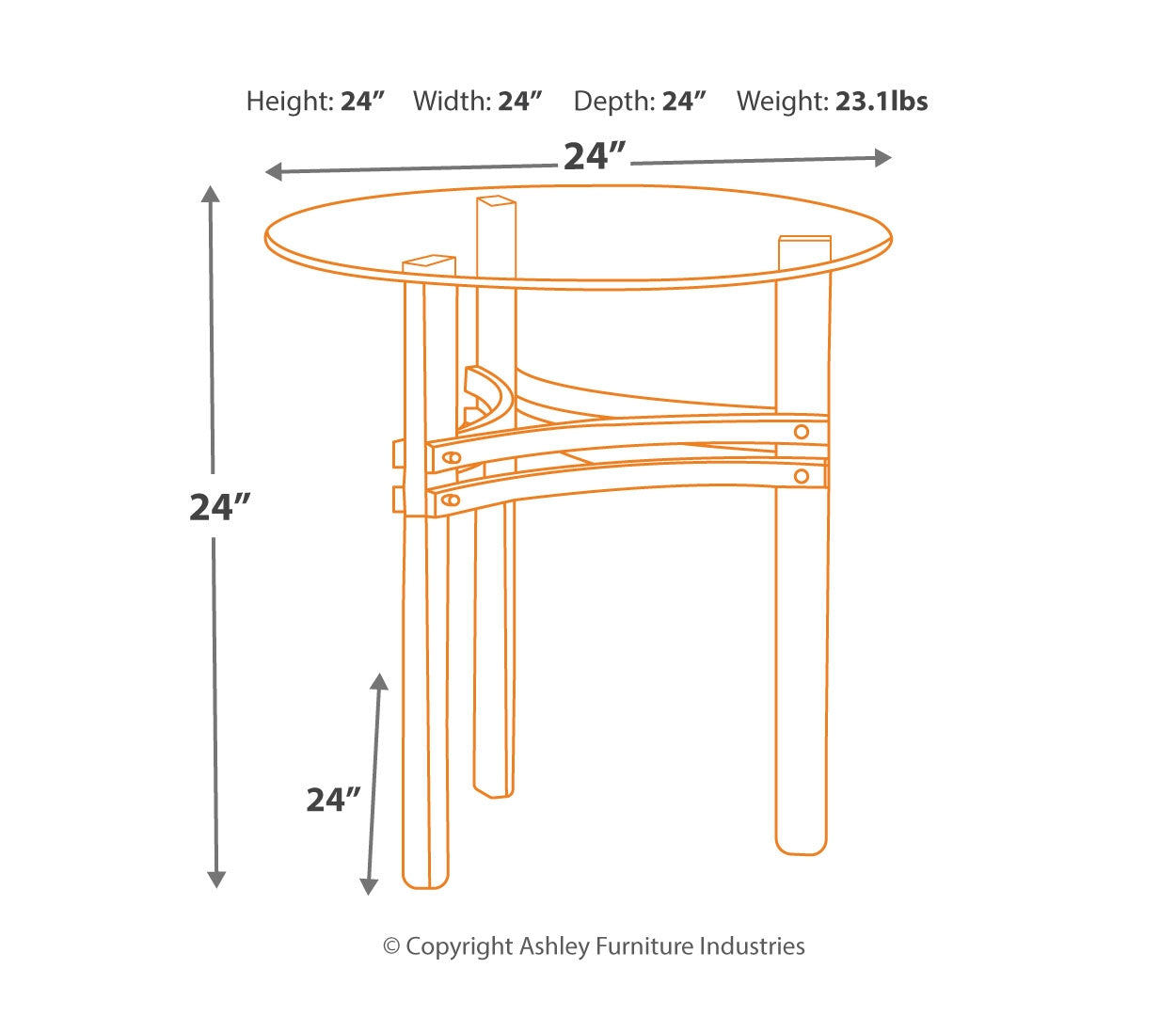 Braddoni End Table