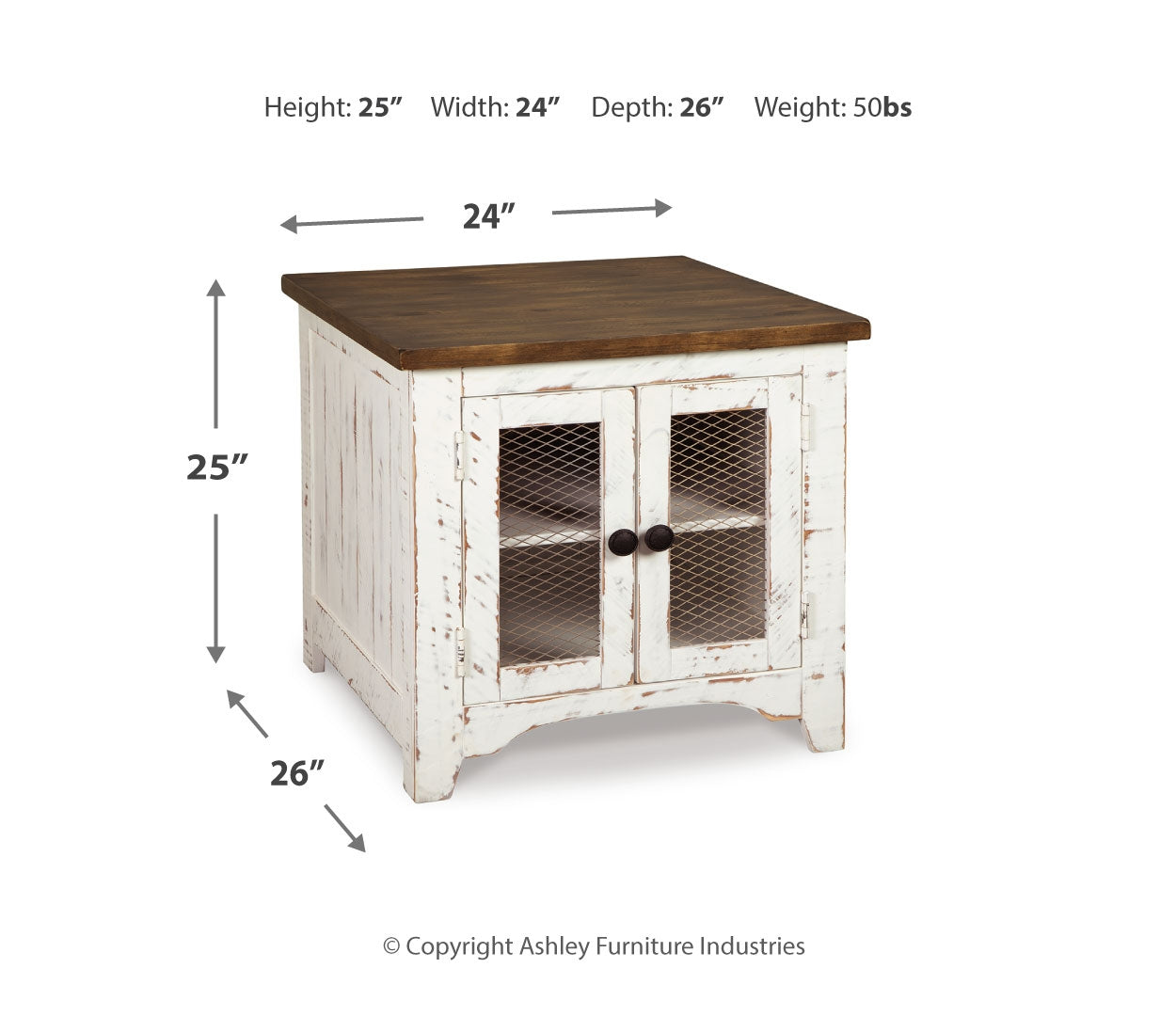 Wystfield Coffee Table with 1 End Table