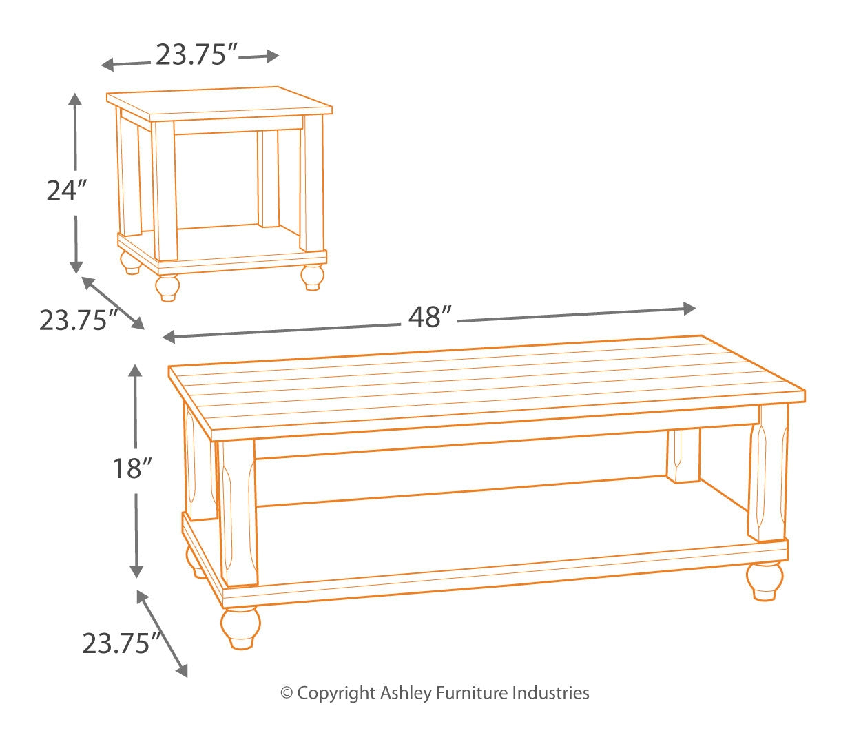 Cloudhurst Table (Set of 3)