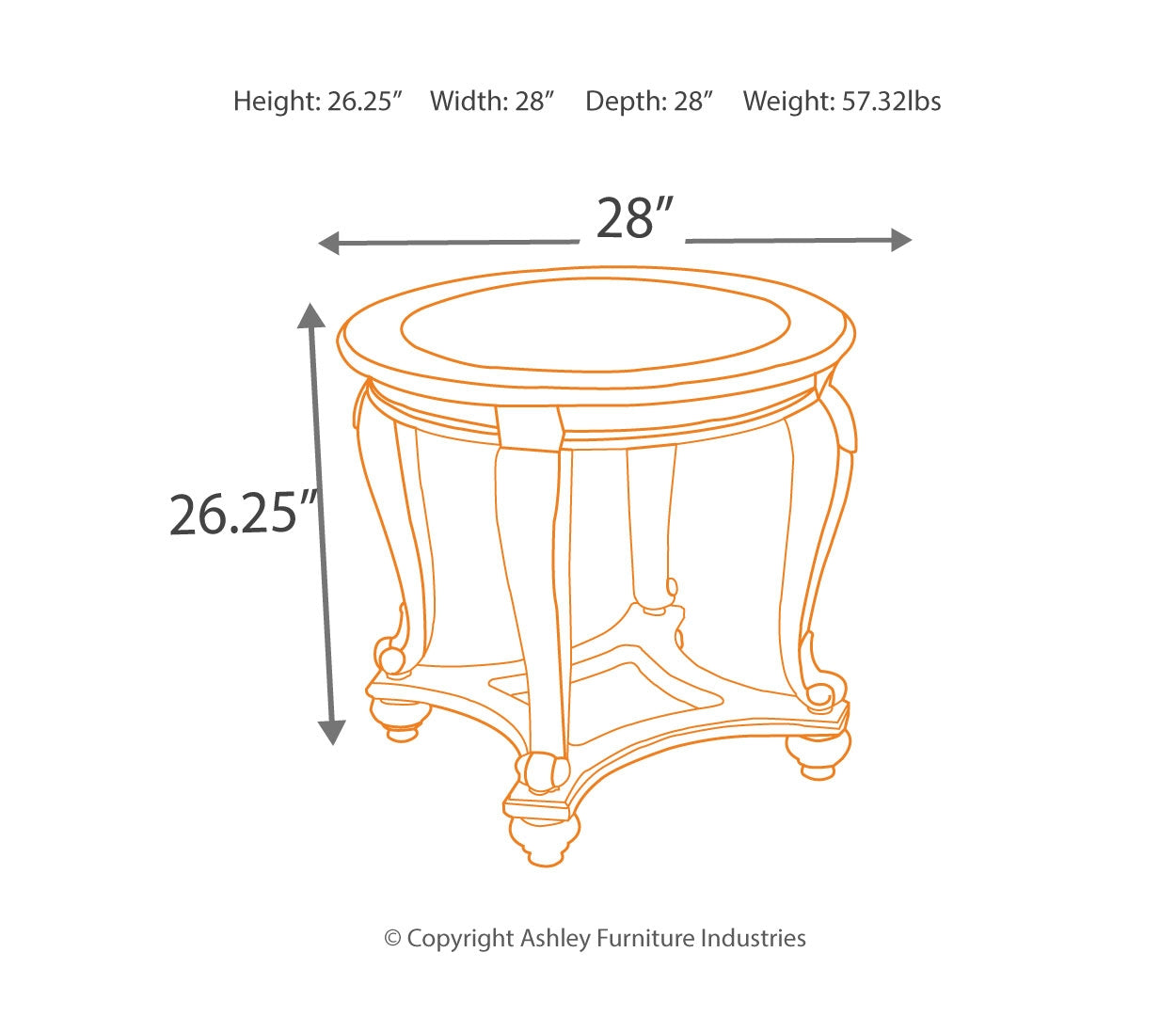 Norcastle End Table