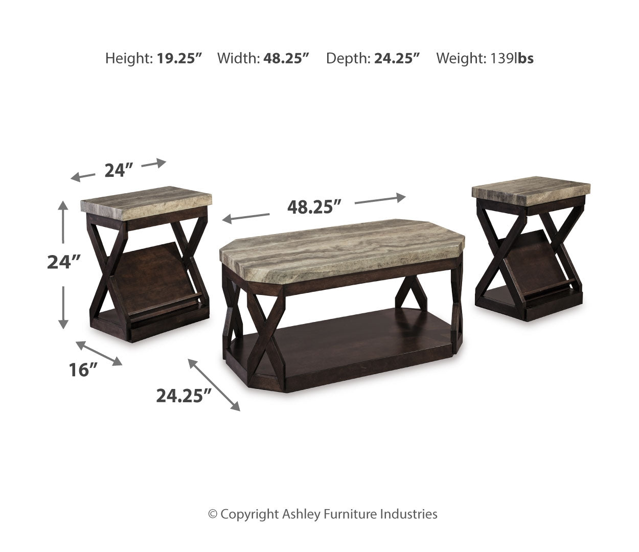 Radilyn Table (Set of 3)