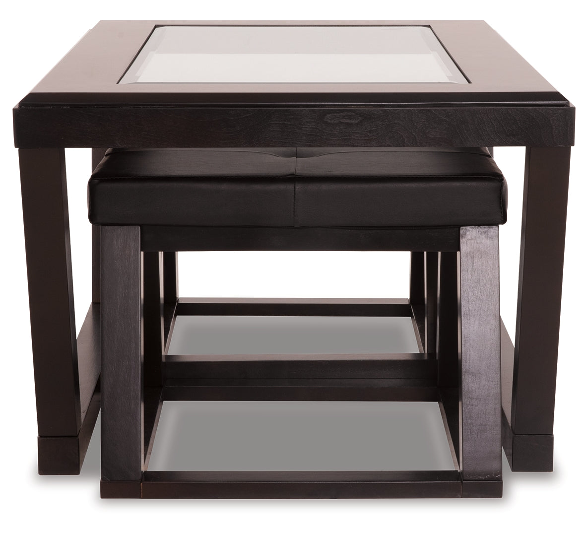 Kelton Coffee Table with Nesting Stools