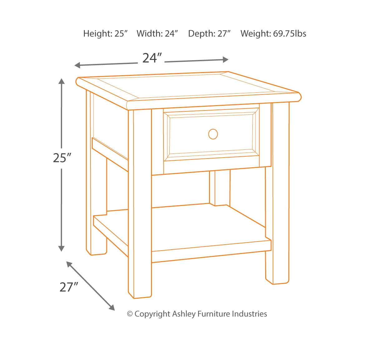 Bolanburg End Table