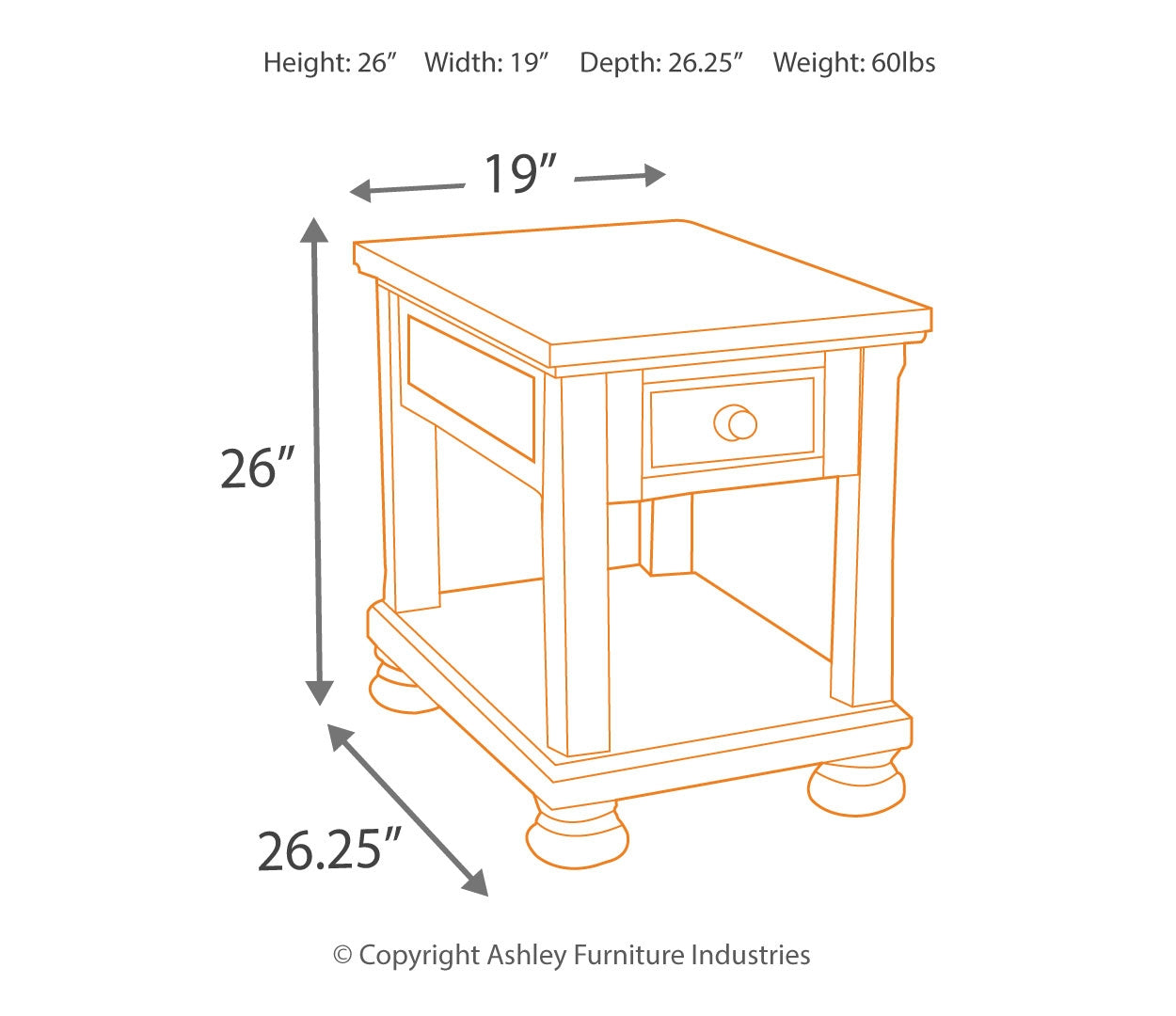 Porter Chairside End Table