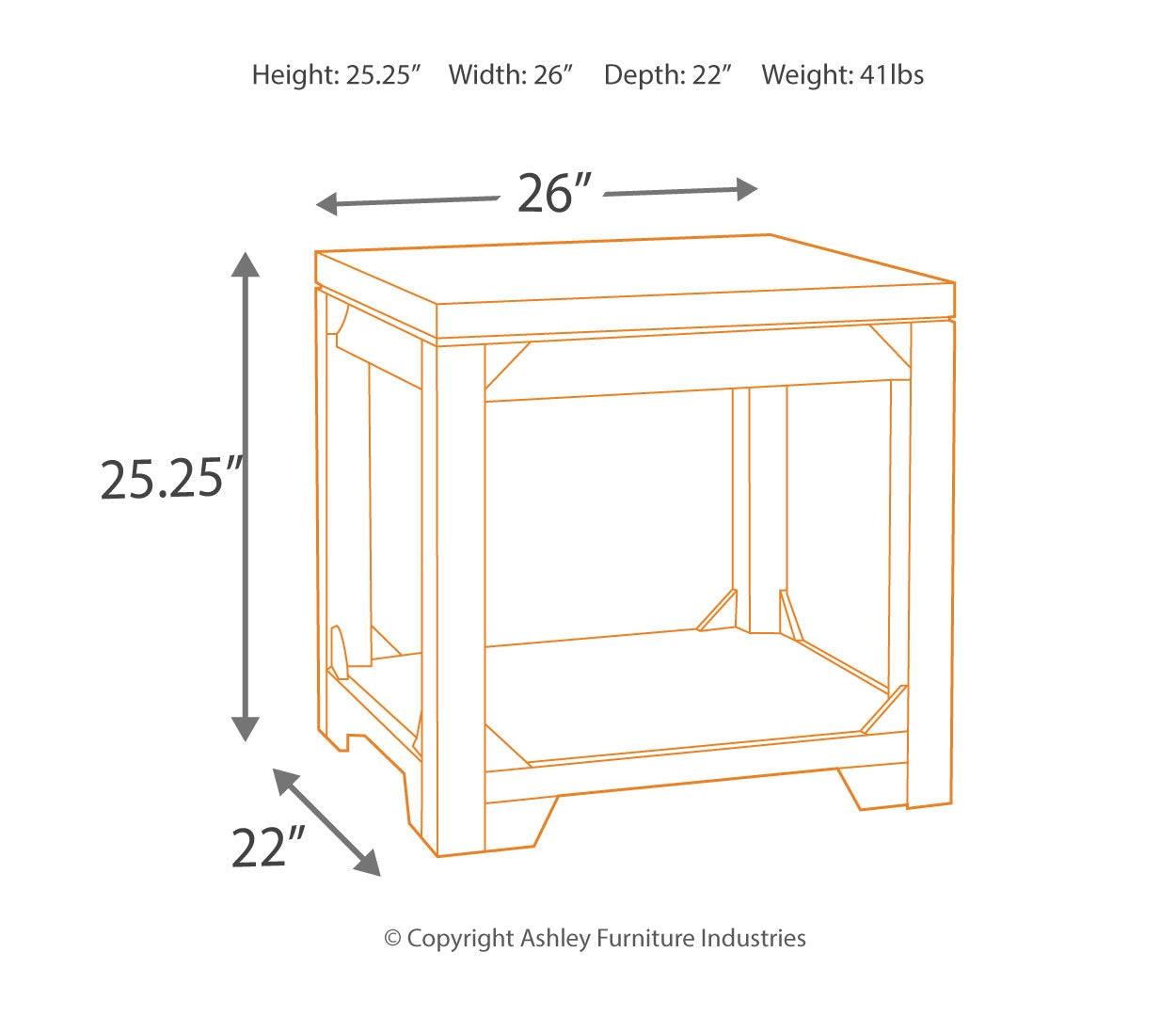 Rogness End Table