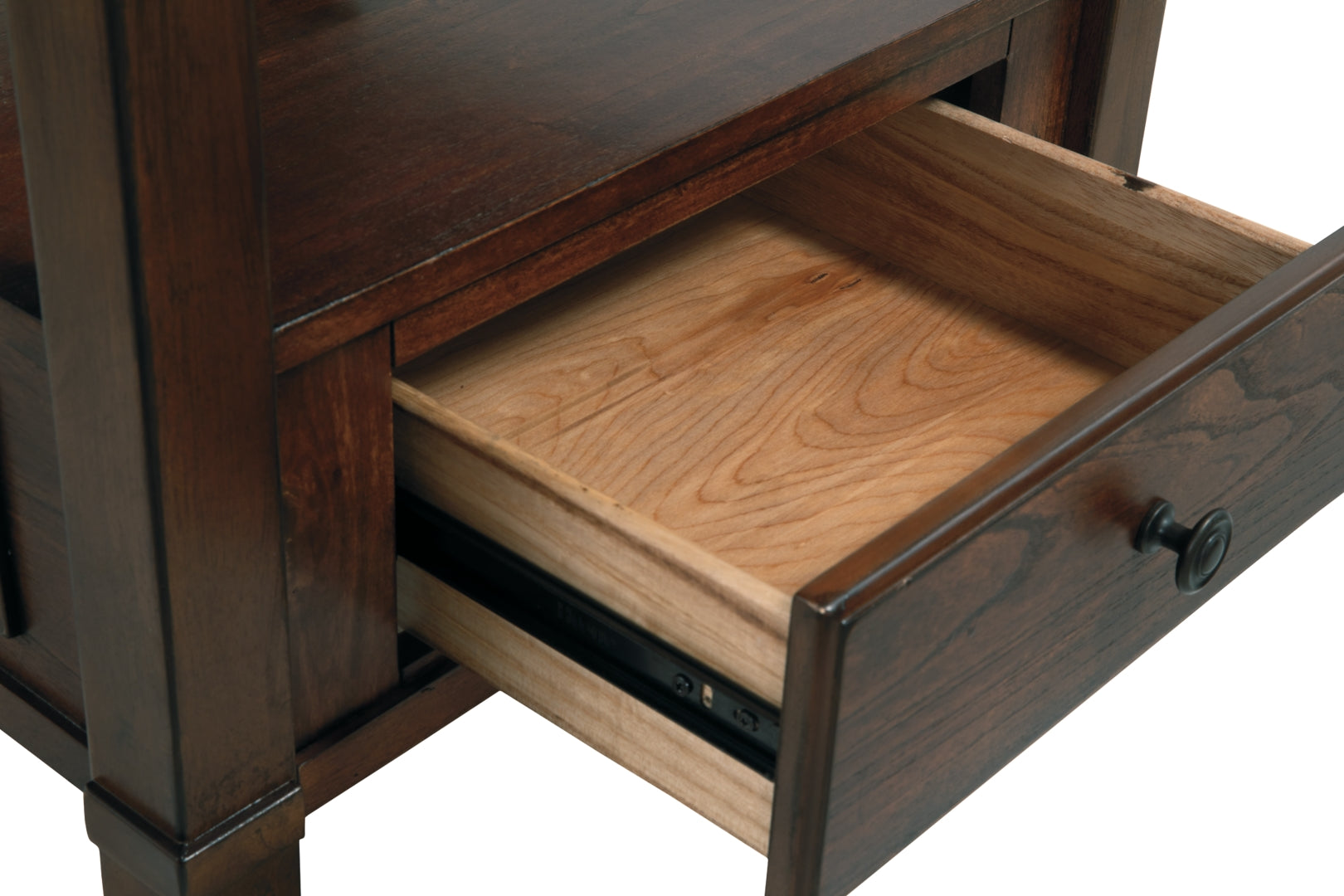 Gately End Table with Storage & Power Outlets