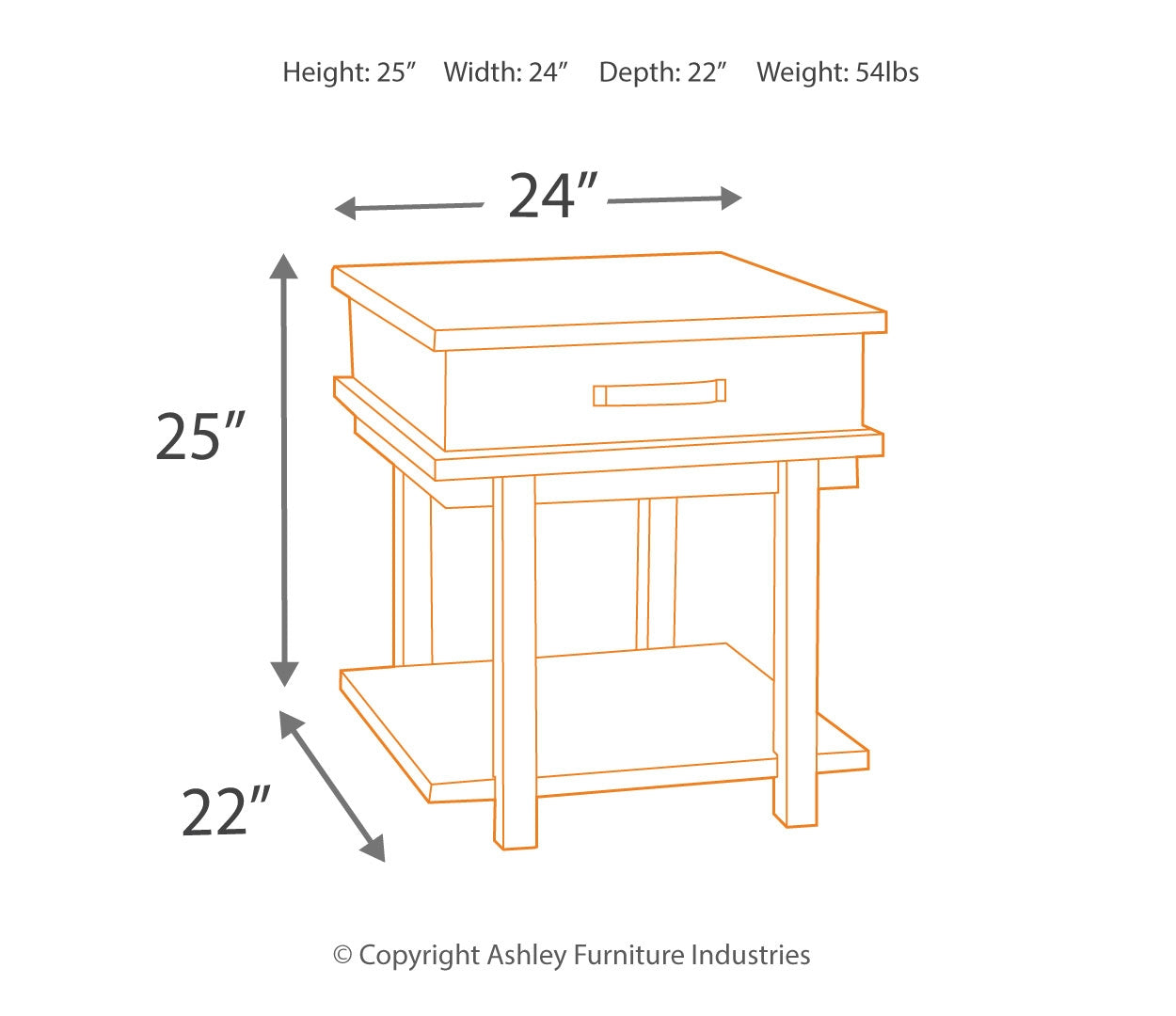 Stanah End Table