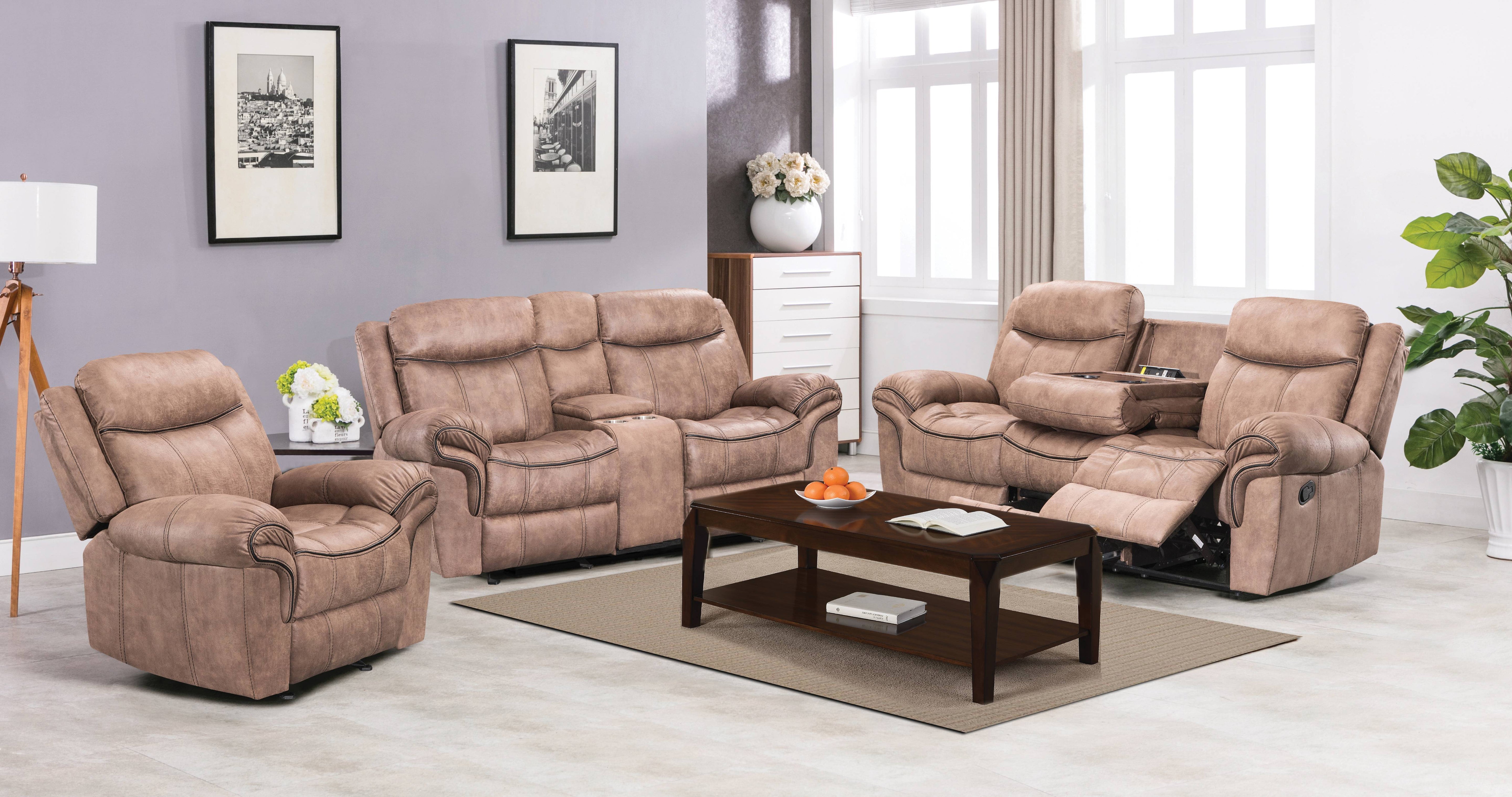 Maxamis Recliner Living Room Set, Sofa Loveseat Armchair