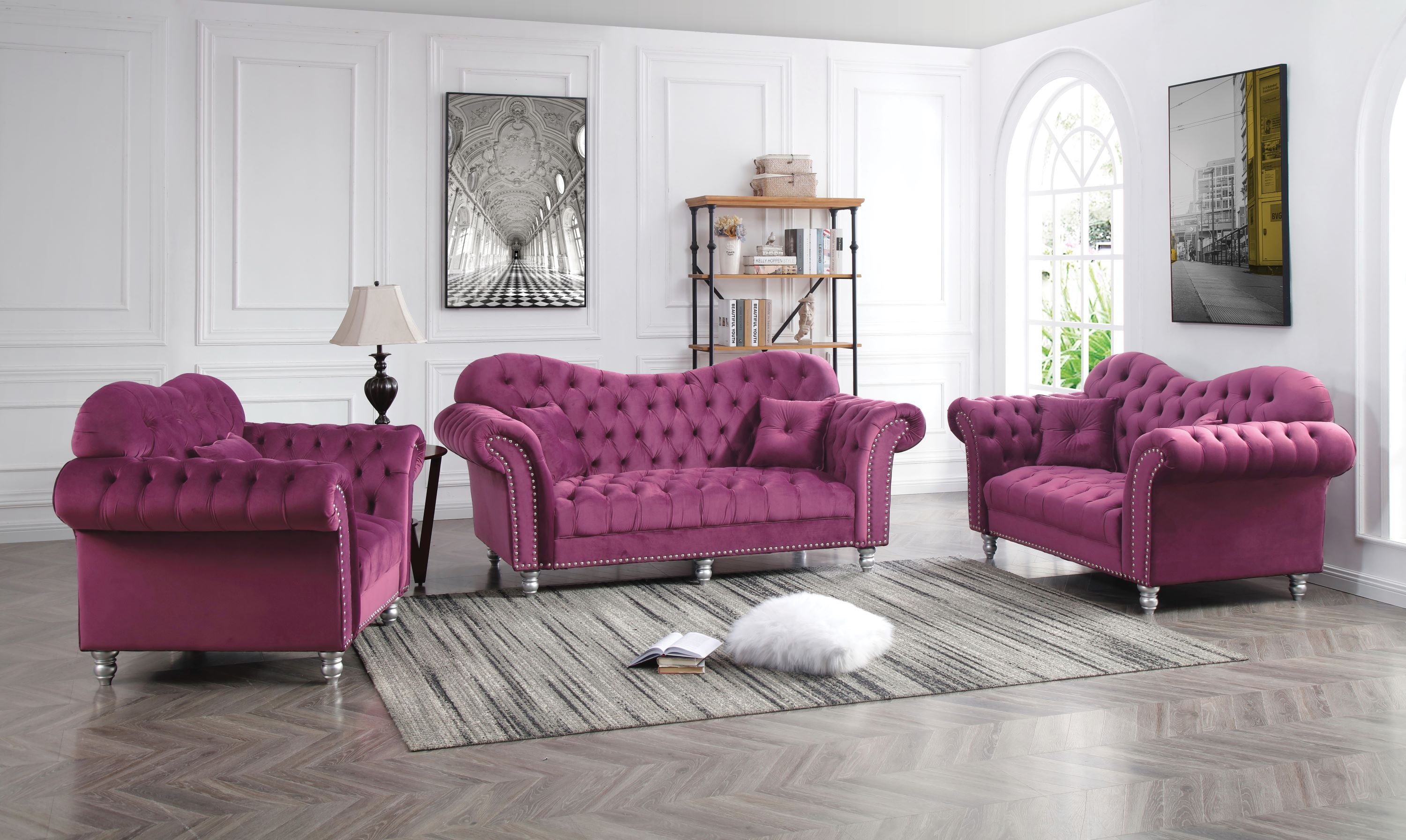 Madonia Living Room Set, Sofa Loveseat Armchair