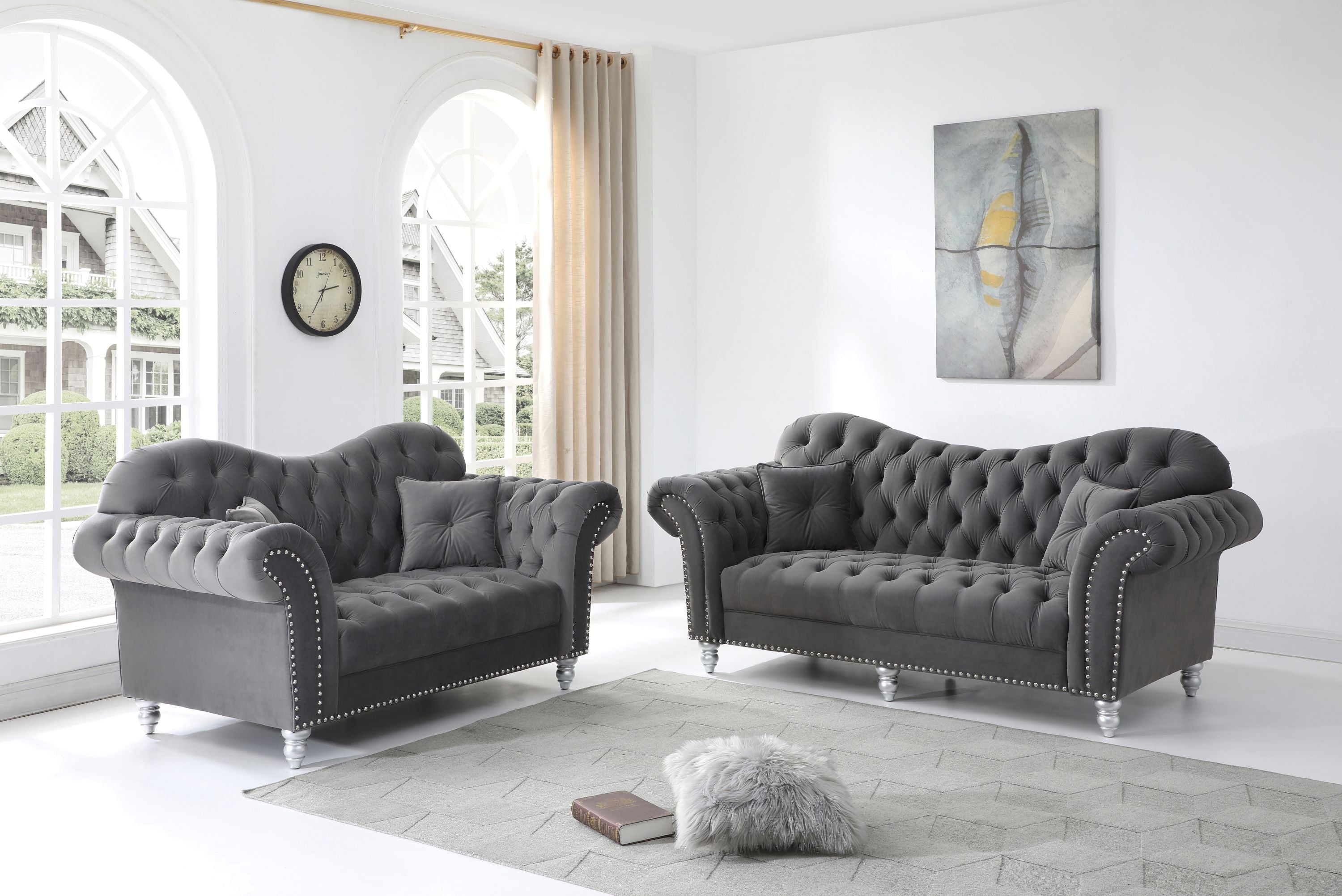 Maelani Living Room Set, Sofa Loveseat Armchair