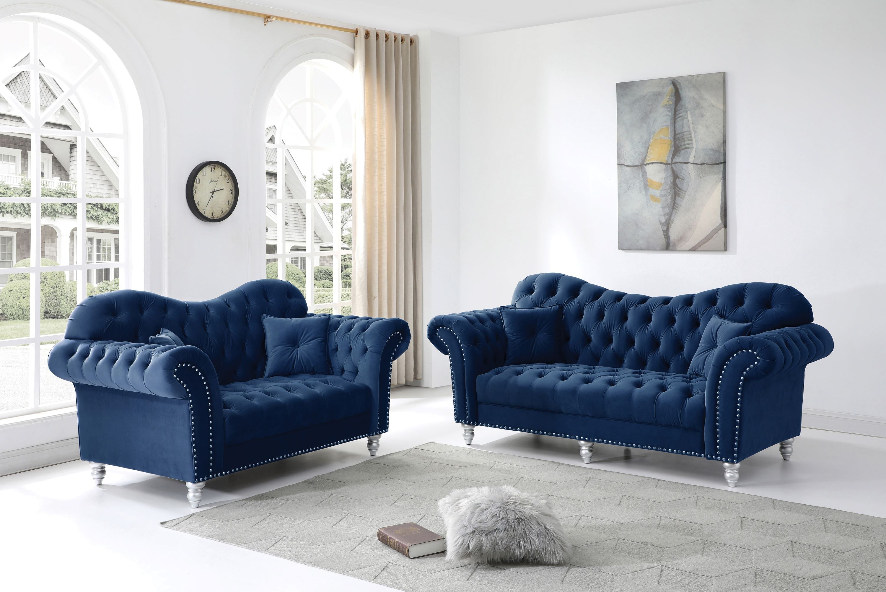 Maeli Living Room Set, Sofa Loveseat Armchair