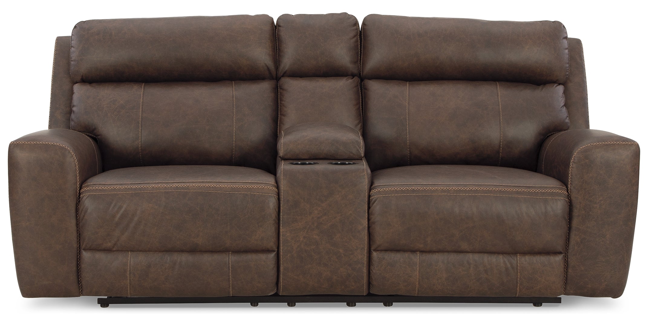 Roman Power Reclining Loveseat with Console