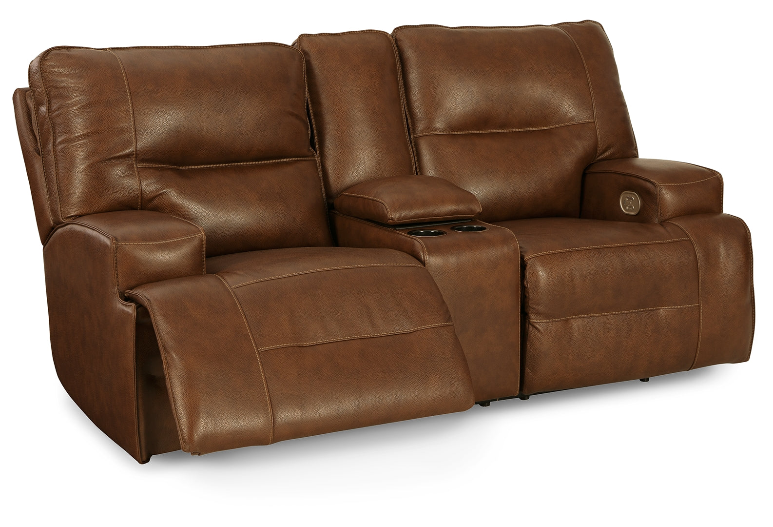 Francesca Power Reclining Loveseat with Console