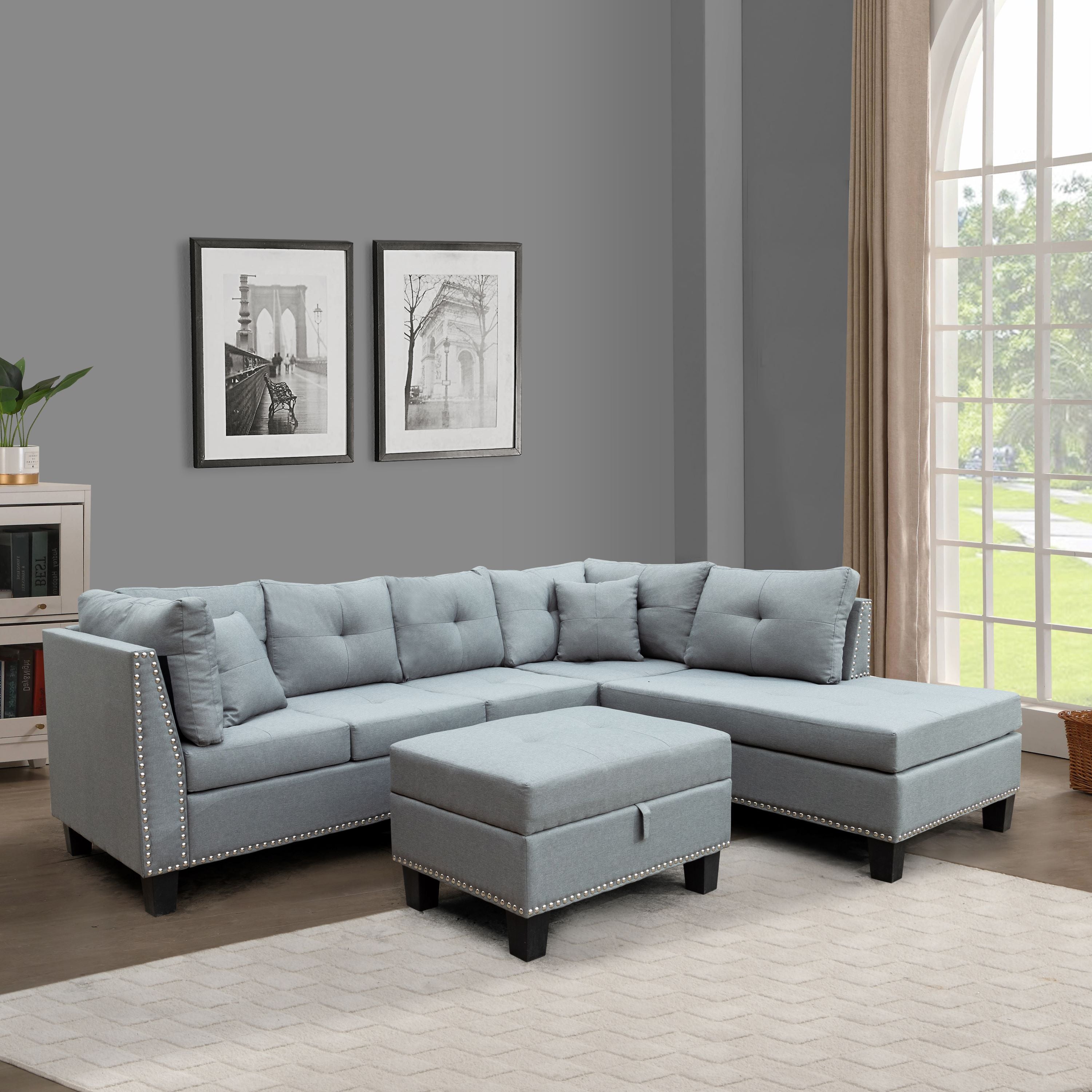 Matthus Modern Sectional with Ottoman