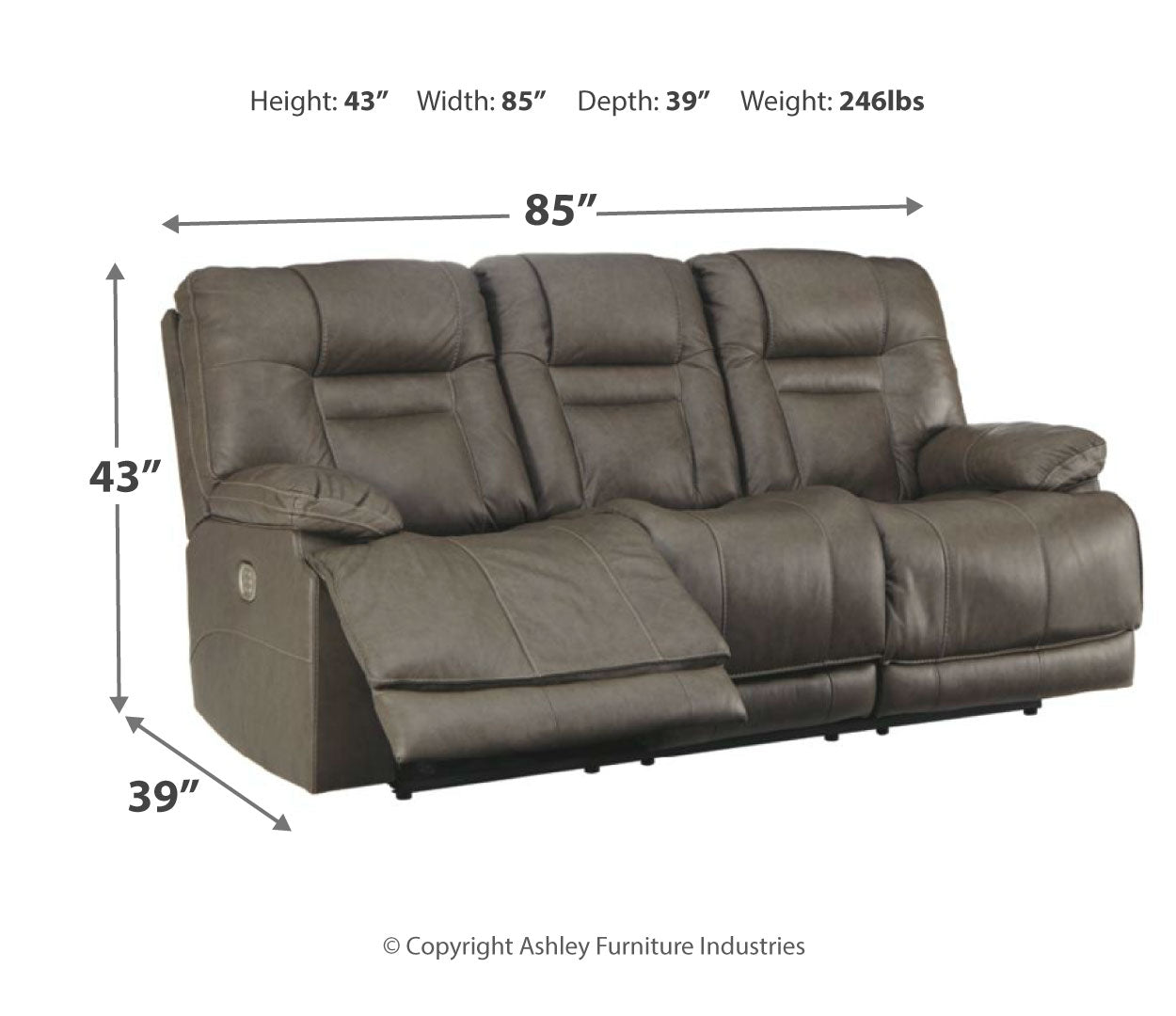 Wurstrow Power Reclining Sofa