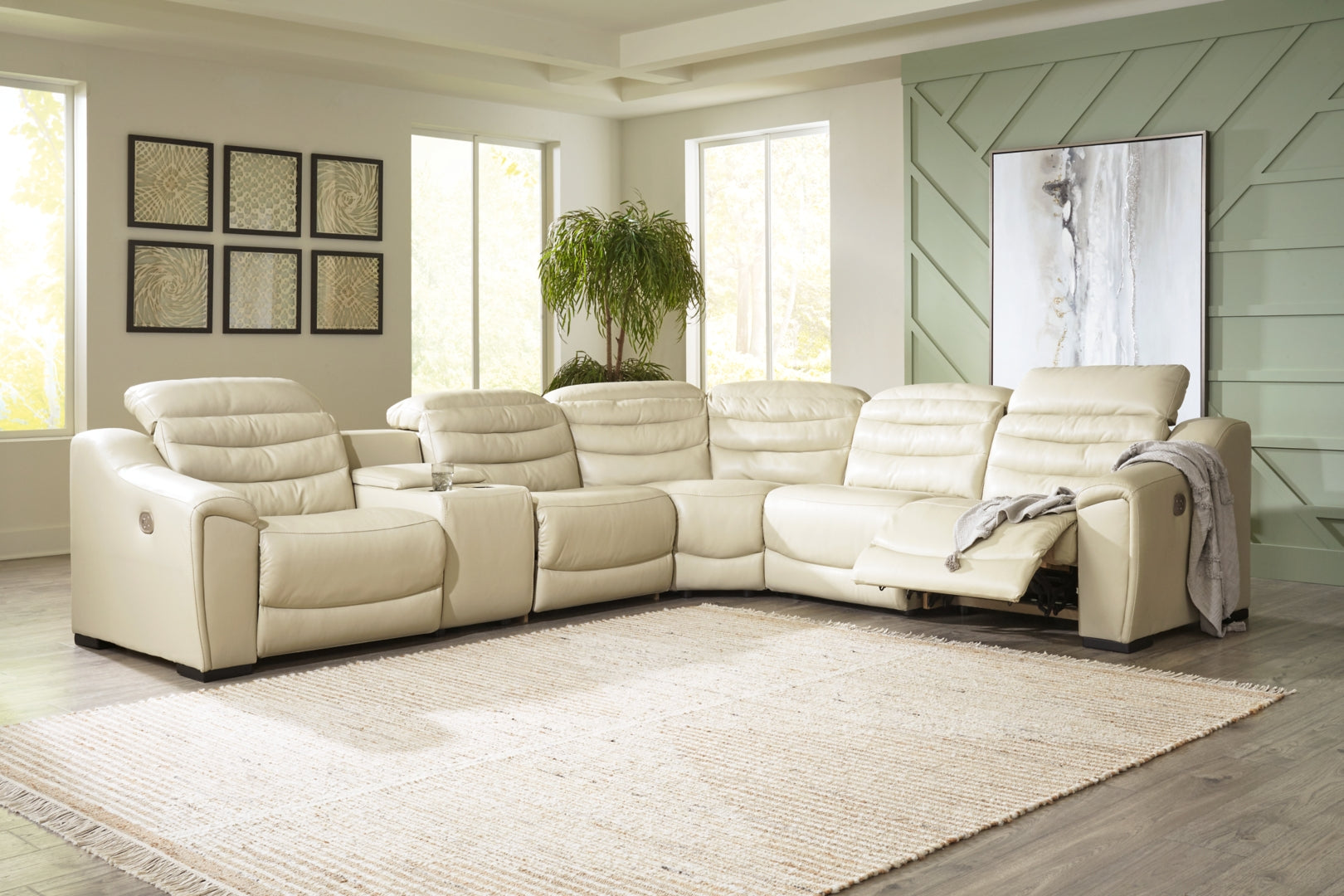 Center Line 6-Piece Power Reclining Sectional