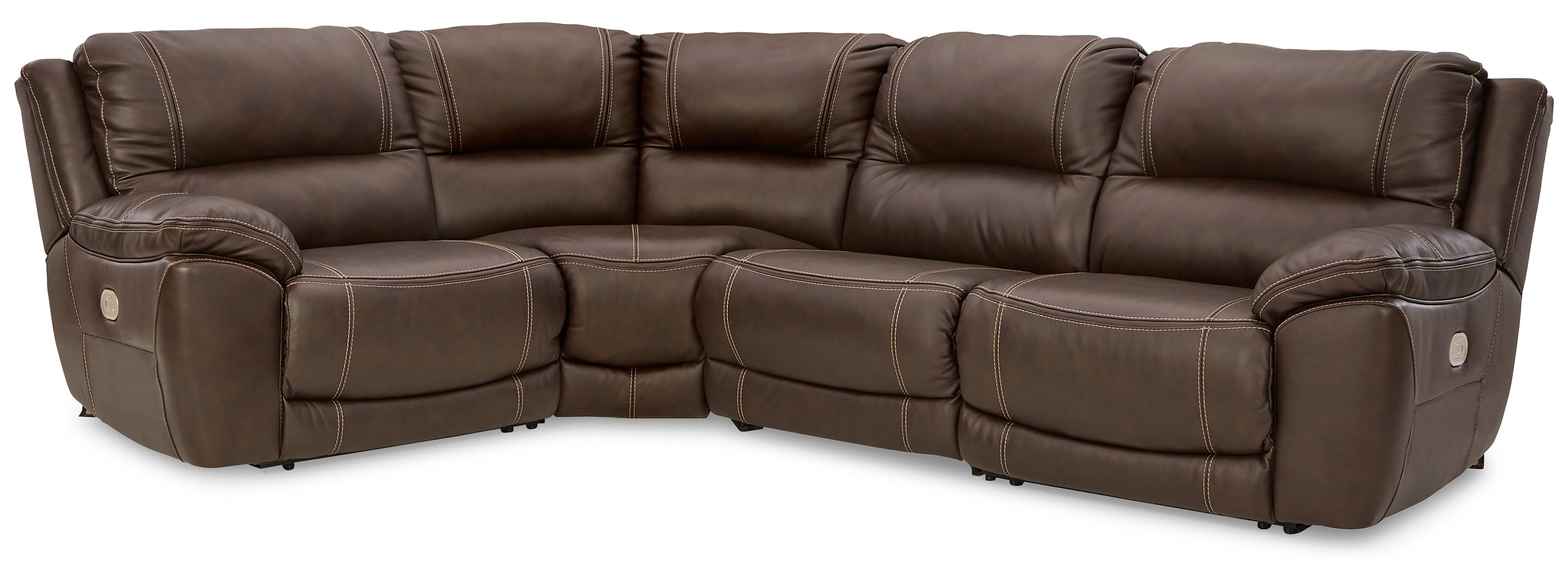 Dunleith 4-Piece Power Reclining Sectional