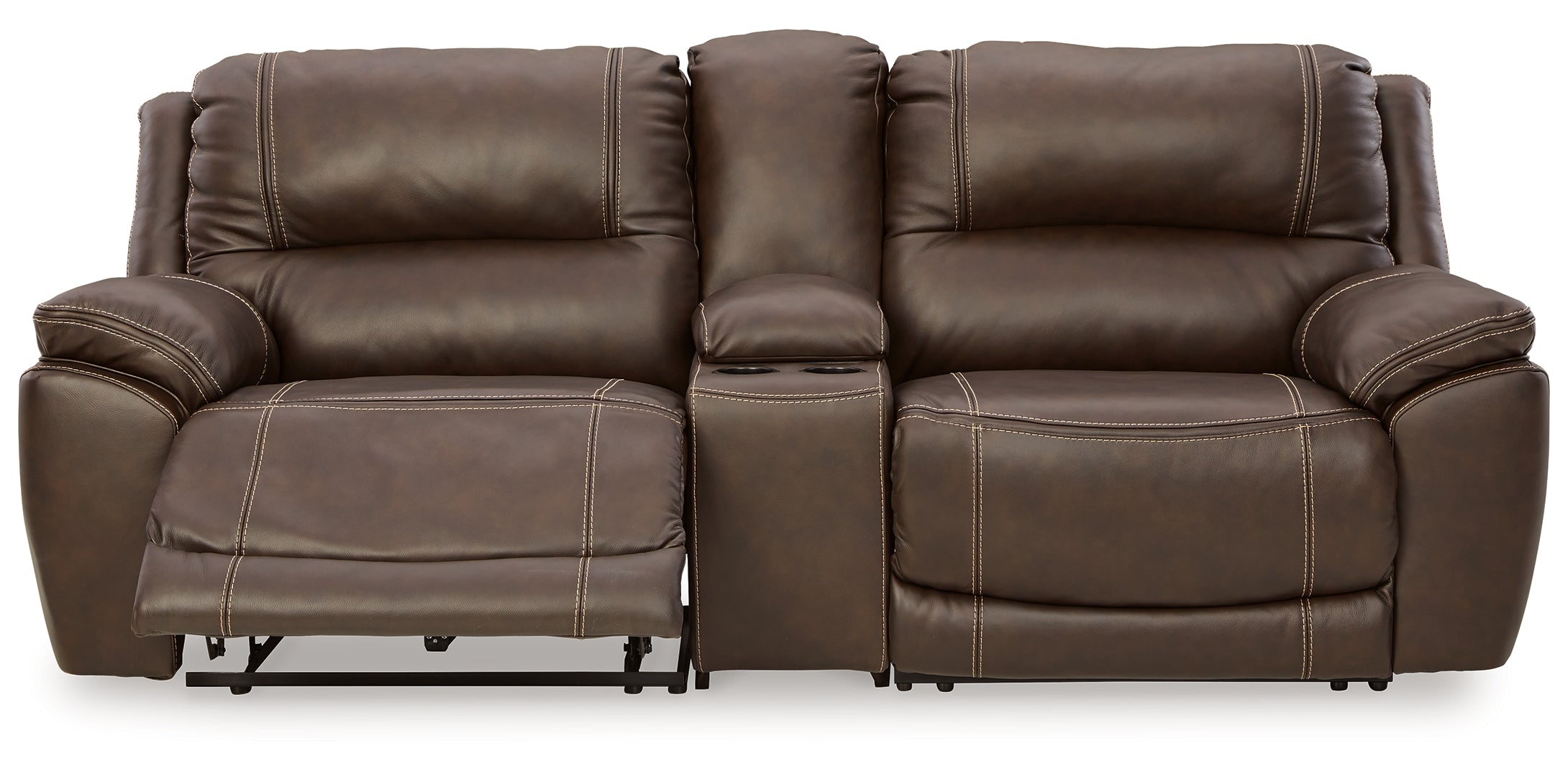 Dunleith 3-Piece Power Reclining Loveseat with Console