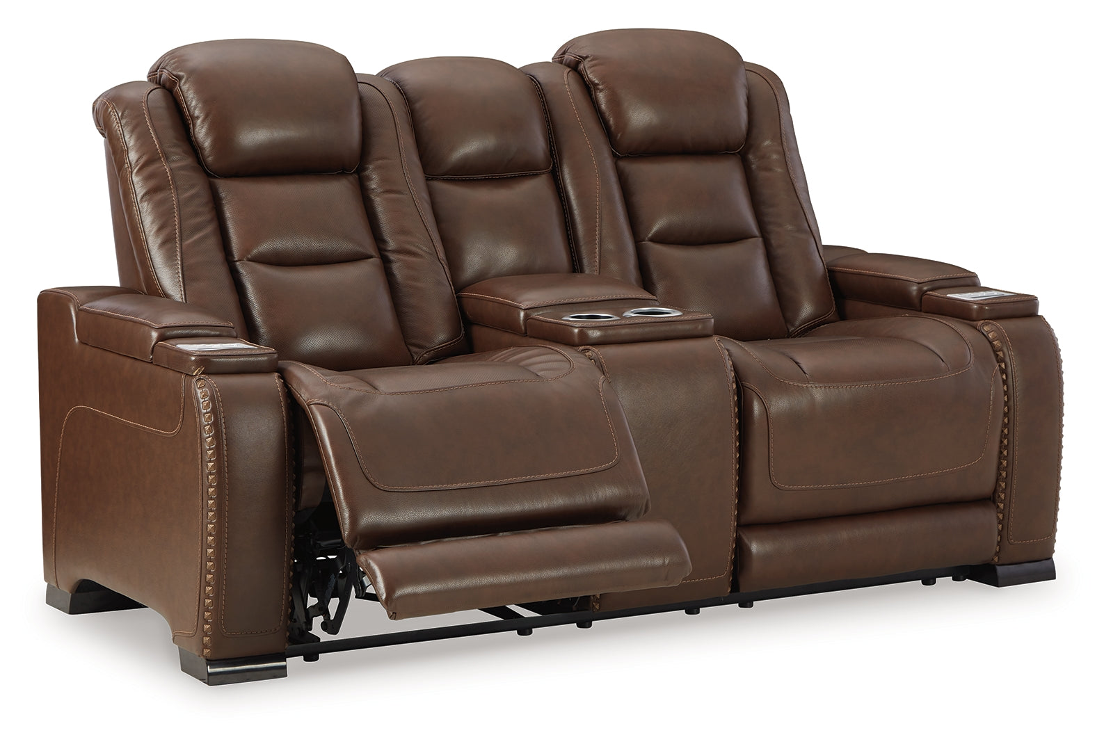 The Man-Den Power Reclining Loveseat with Console